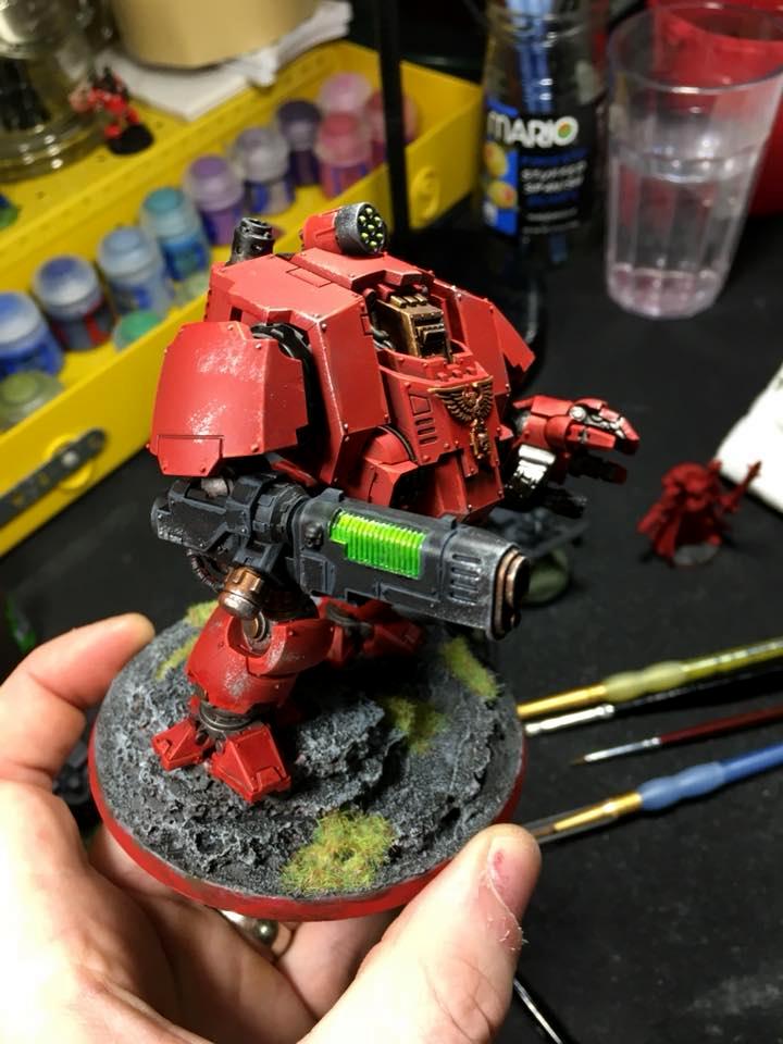 Adeptes Astartes, Blood Angels, Dreadnought, Primaris, Redemptor Dreadnought, Space Marines