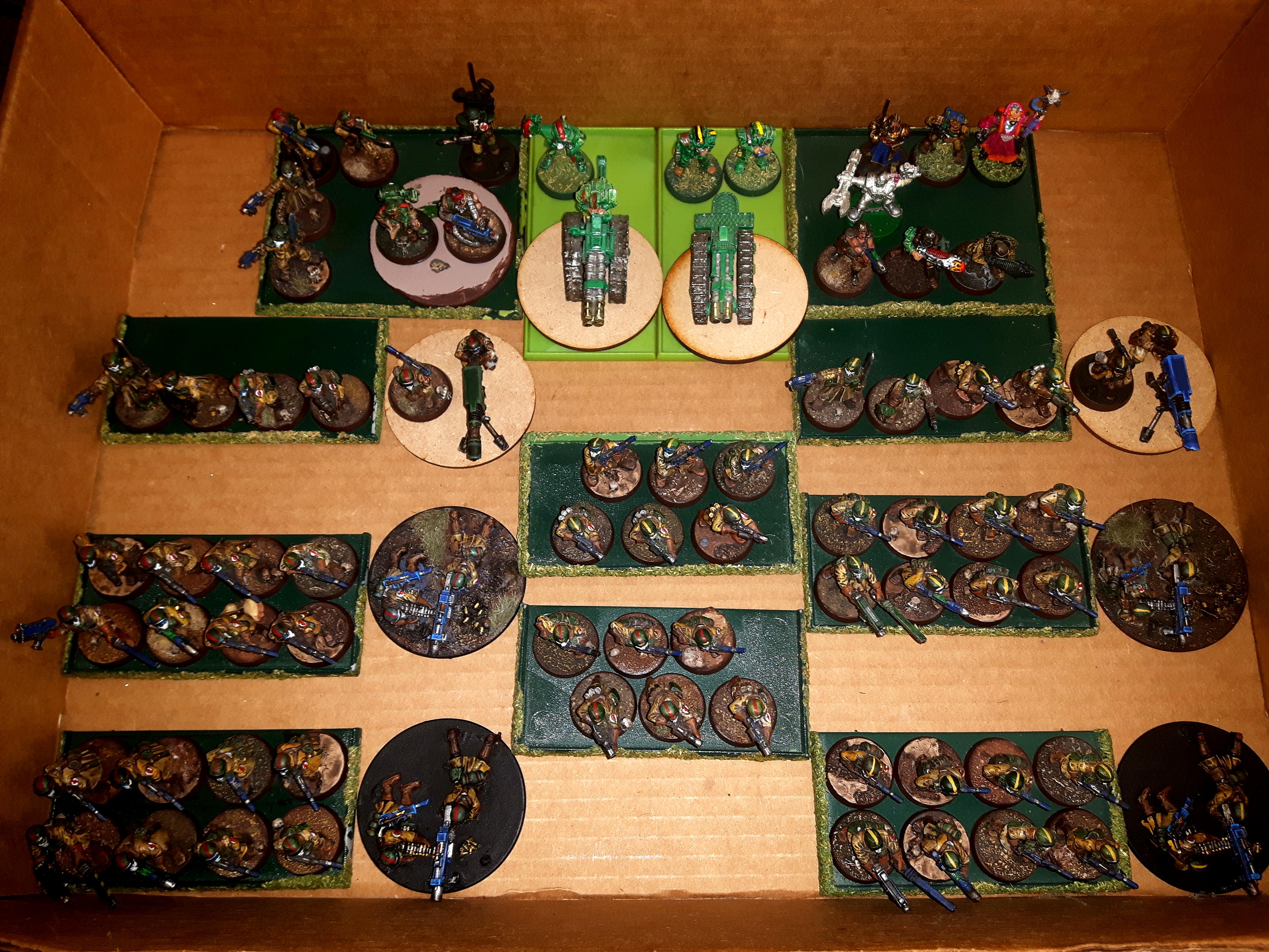 Astra Militarum, Commissar, Heavy Bolter, Heavy Weapons Team, Imperial Guard, Lascannon, Missile Launcher, Necromunda, Steel Legion, Warhammer 40,000