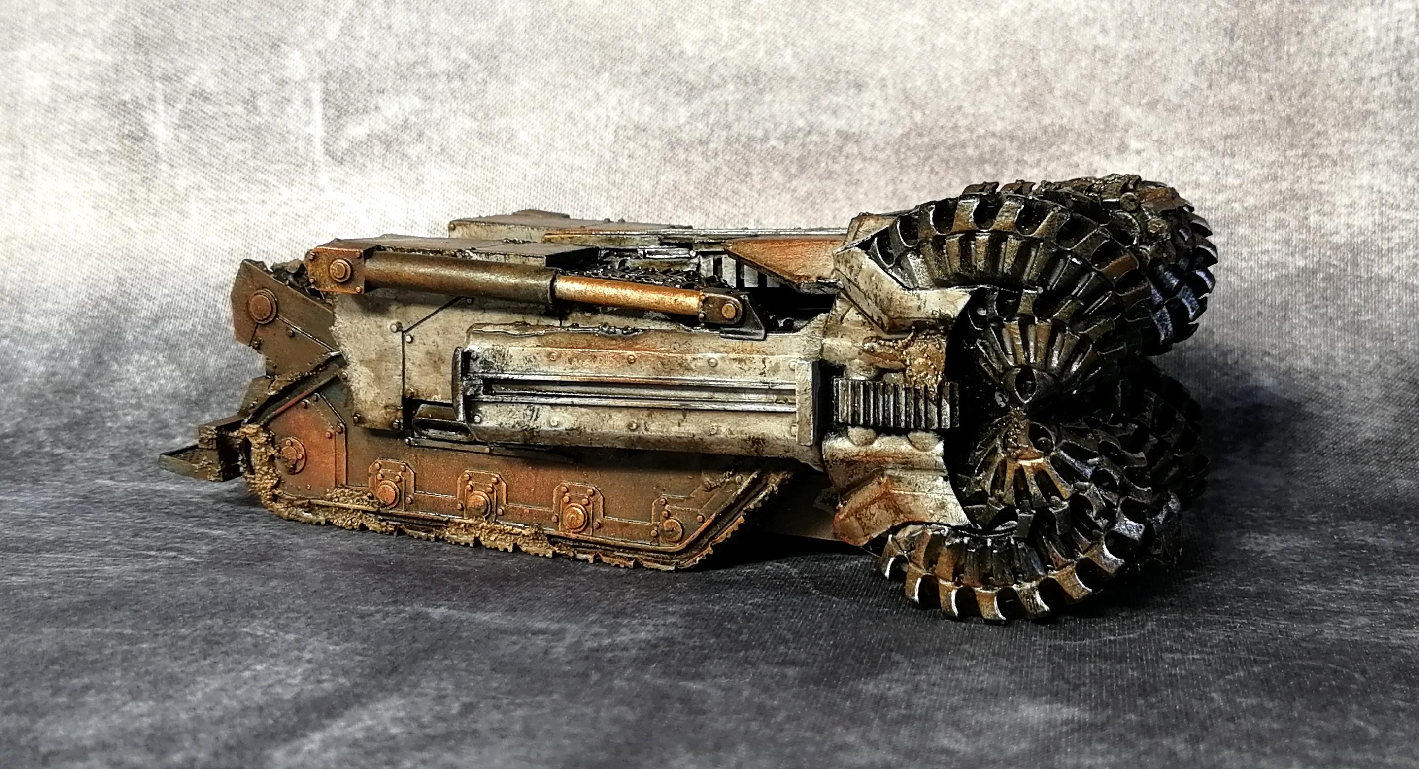 Death Korps of Krieg, Hades Breaching Drill, Rust, Warhammer 40,000, Weathered
