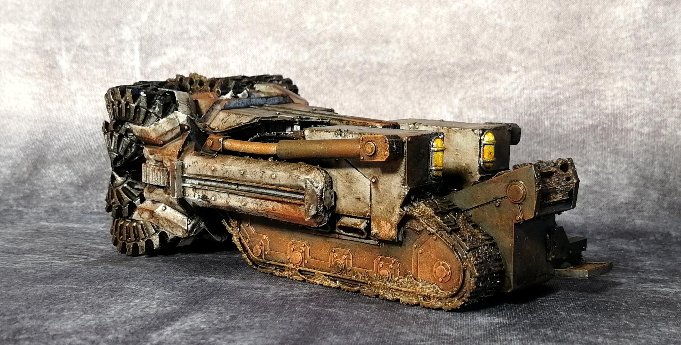 Death Korps of Krieg, Hades Breaching Drill, Rust, Warhammer 40,000, Weathered