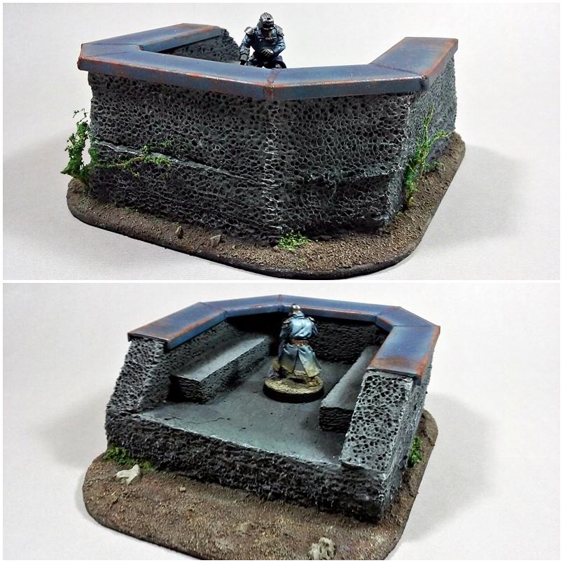 Artillery Emplacement, Imperial Guard, Scratch Build, Terrain, Warhammer 40,000