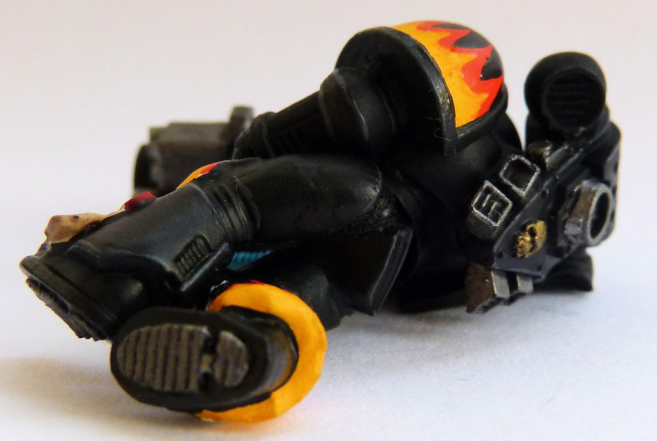 Dead Missile Launcher Space Marine feet