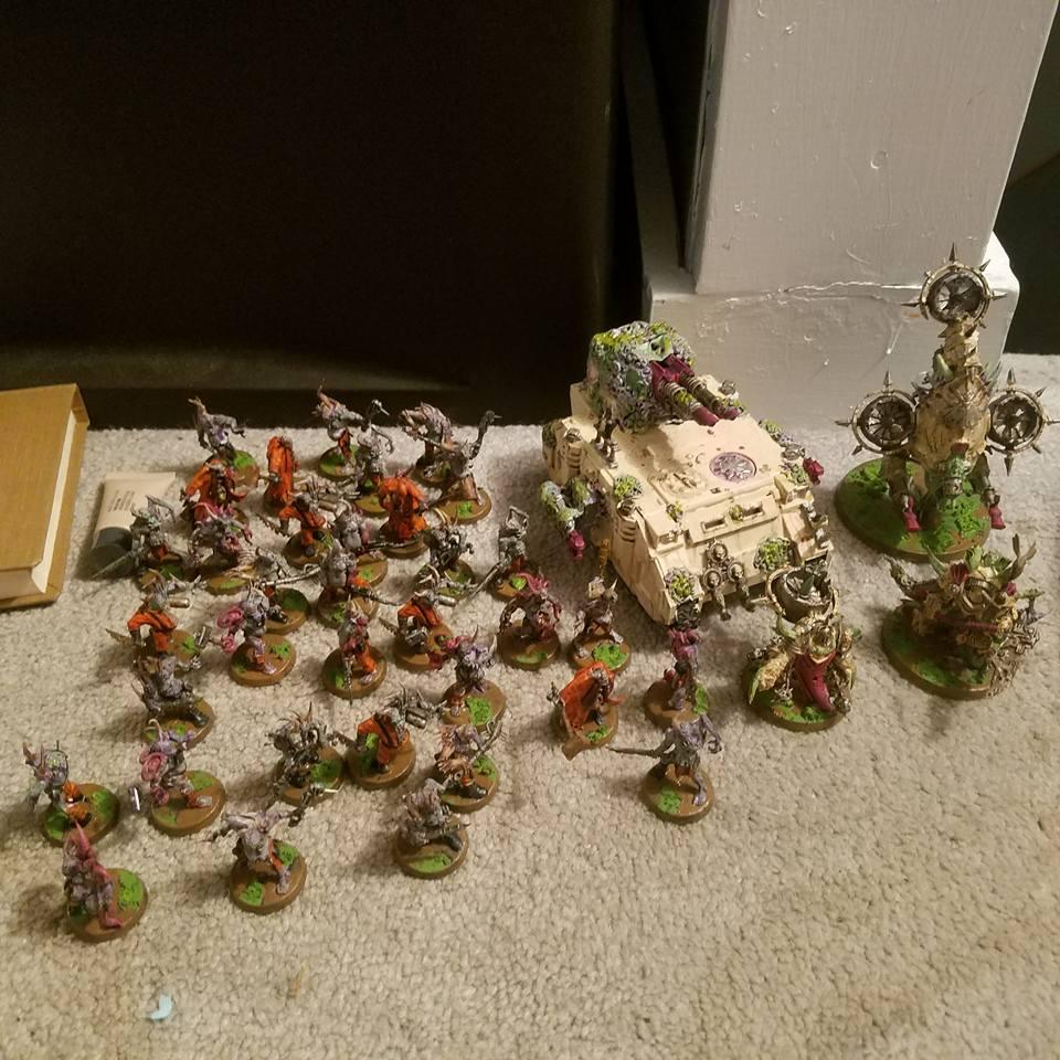 Chaos, Death Guard, Warhammer 40,000, Work In Progress