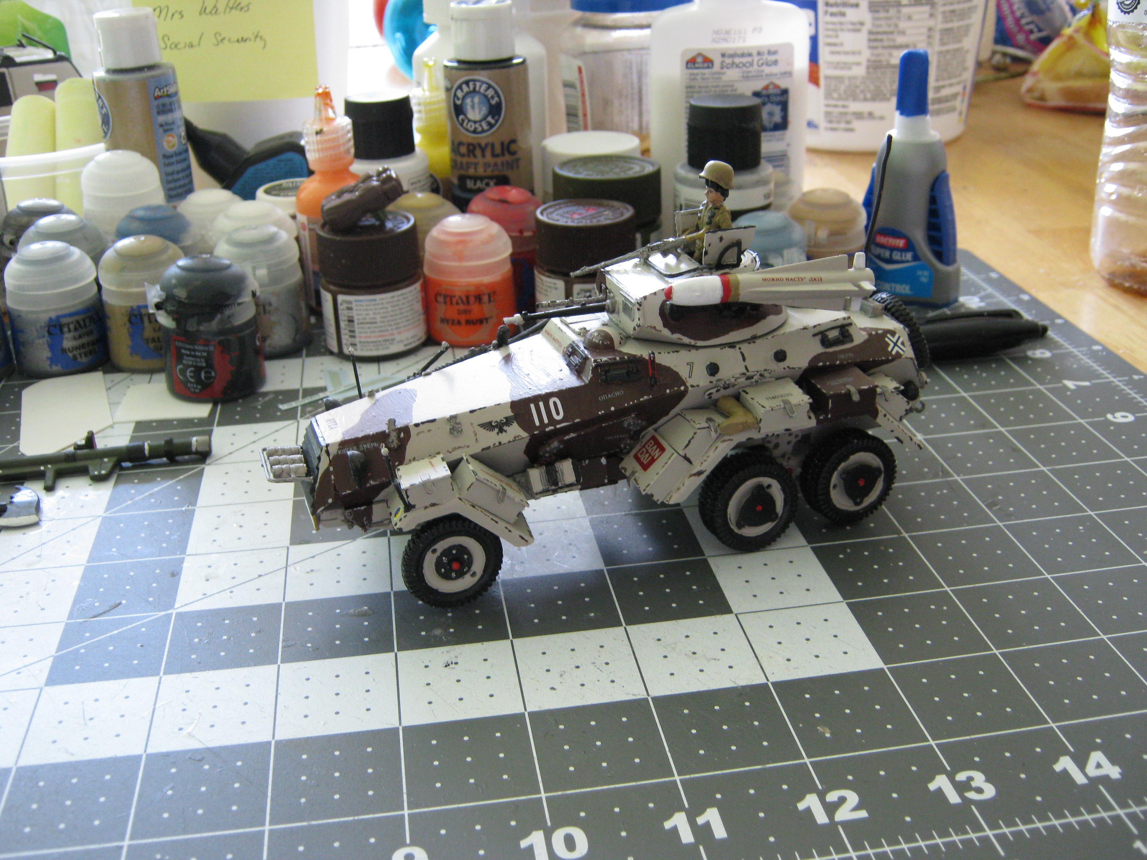 Armored Car, Conversion, Counts As, Germany, Imperial, Recon Vehicle, Scout Vehicle, Wheeled Vehicle, World War Two