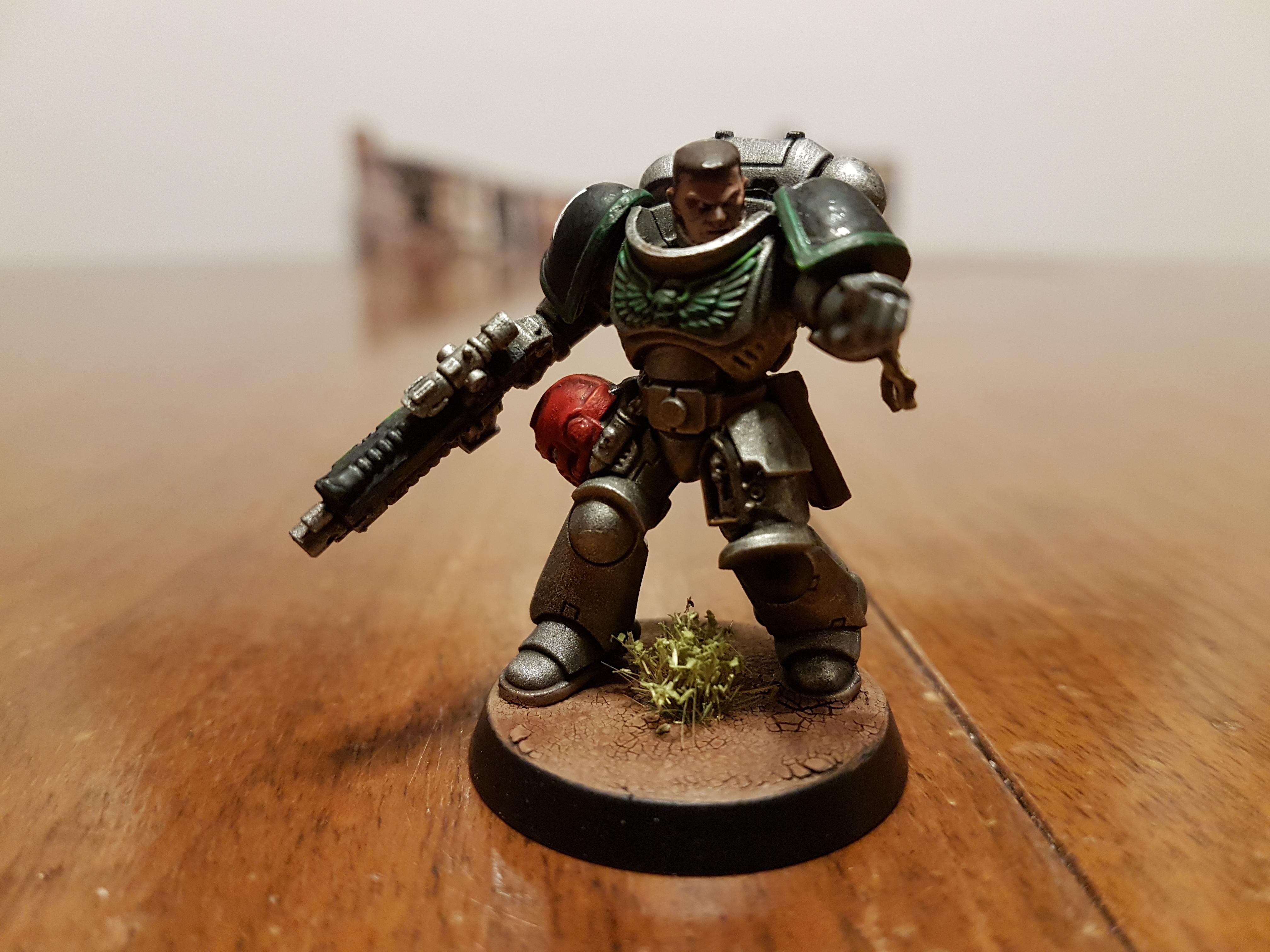 Bolt Rifle, Doom Legion, Green, Metal, Primaris, Primaris Marines, Space Marines