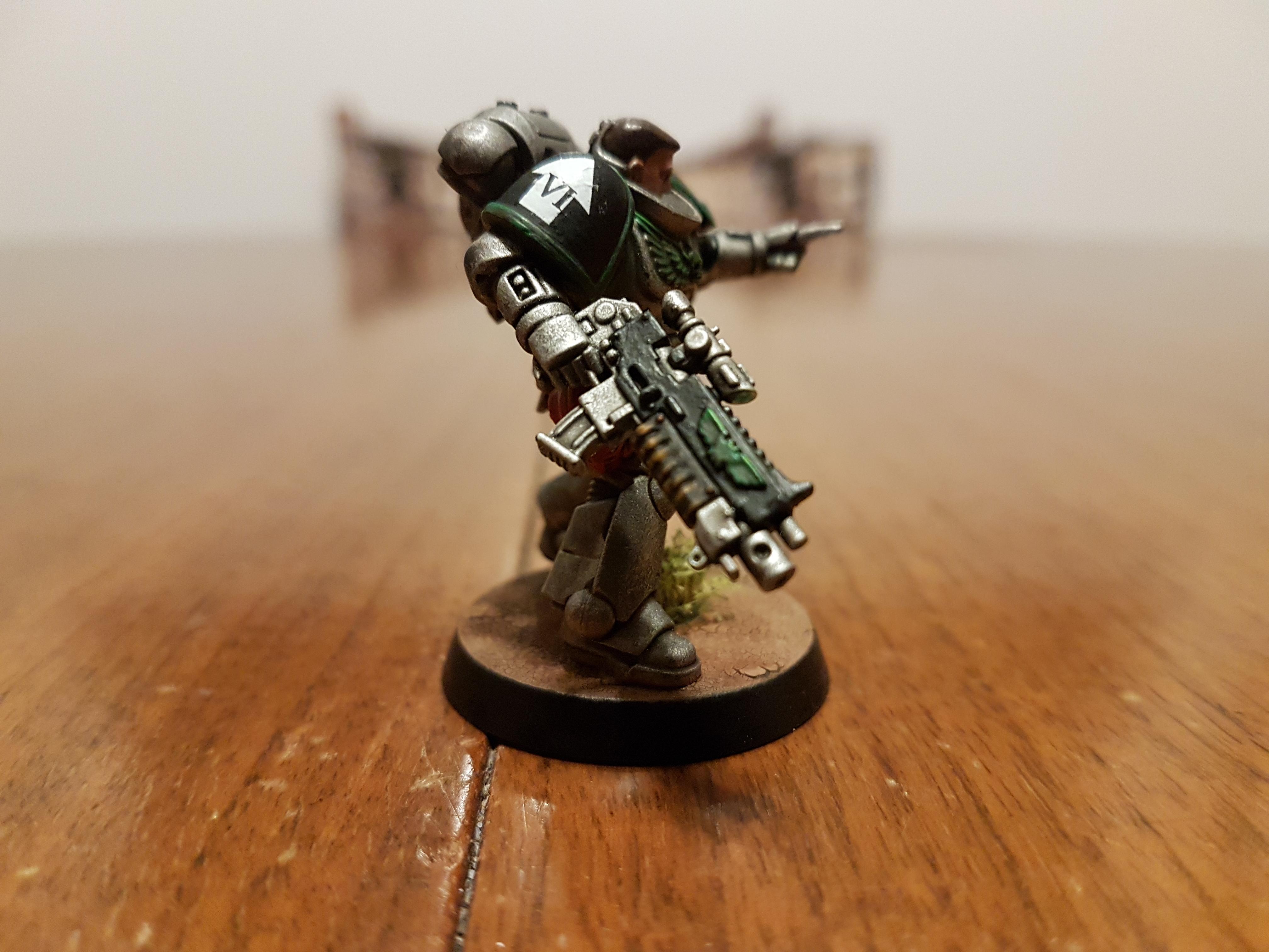 Bolt Rifle, Doom Legion, Green, Metal, Primaris, Primaris Marines, Space Marines