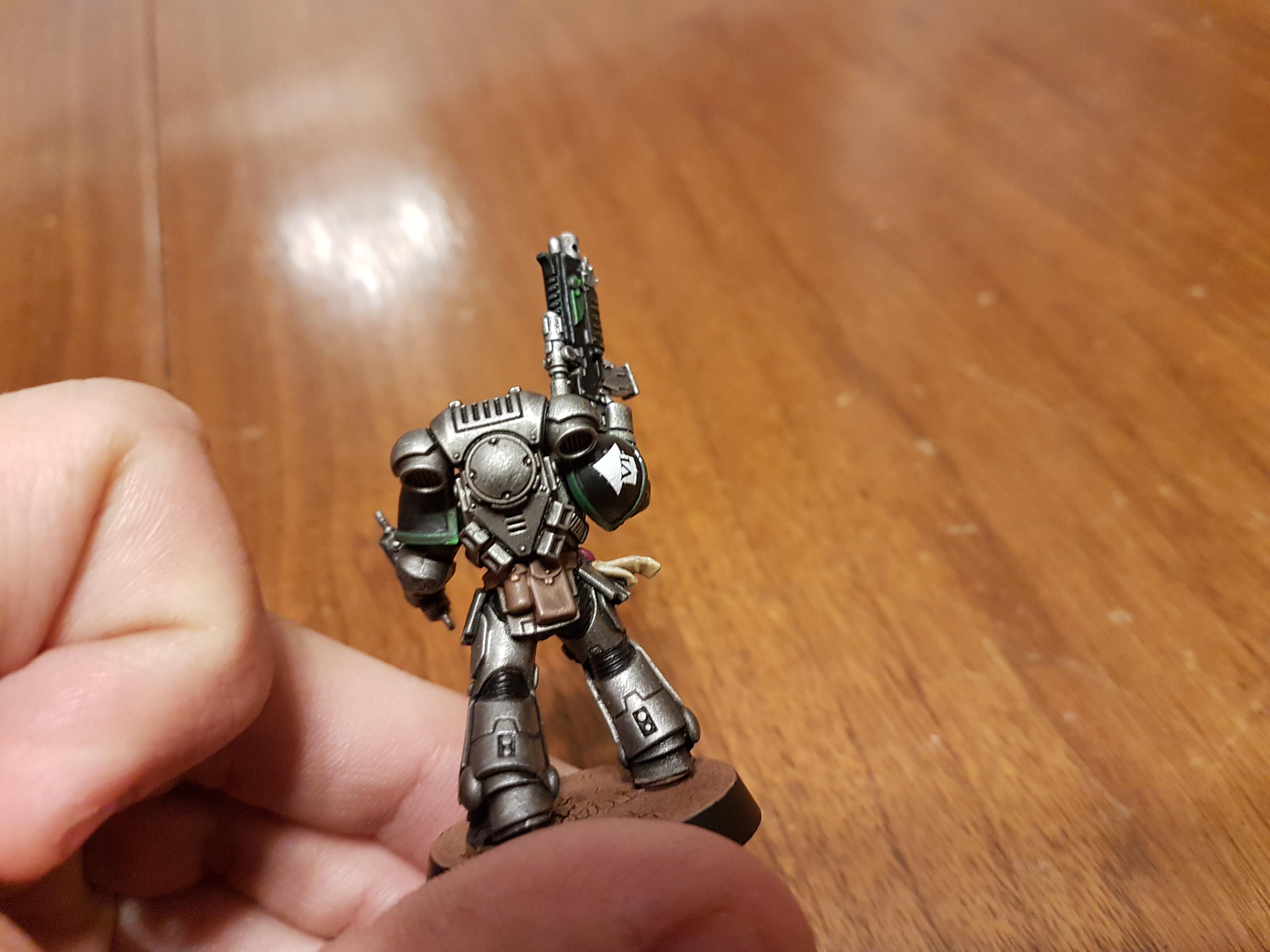 Bolt Rifle, Doom Legion, Green, Metal, Primaris, Primaris Marines, Space Marines