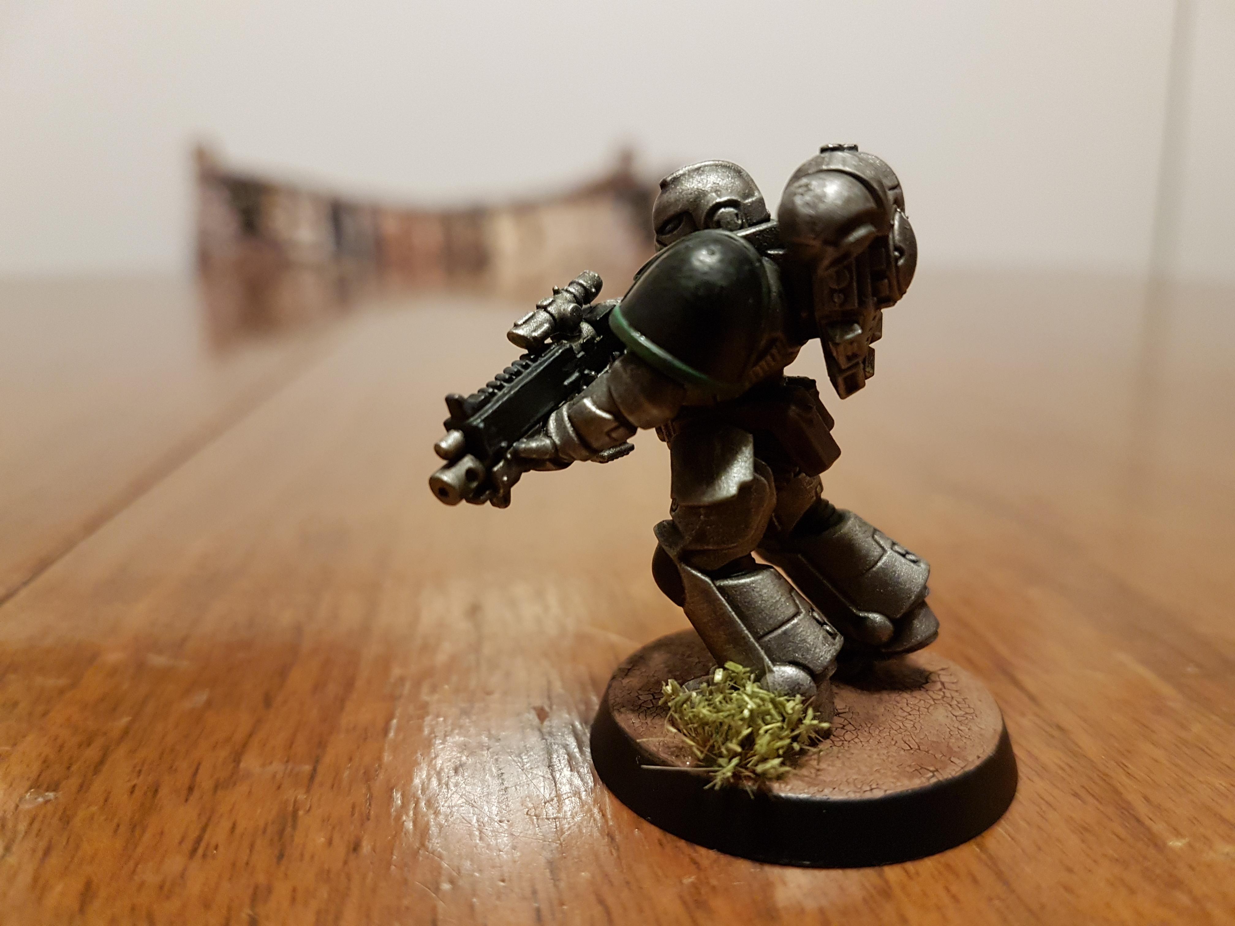 Bolt Rifle, Doom Legion, Green, Metal, Primaris, Primaris Marines, Space Marines