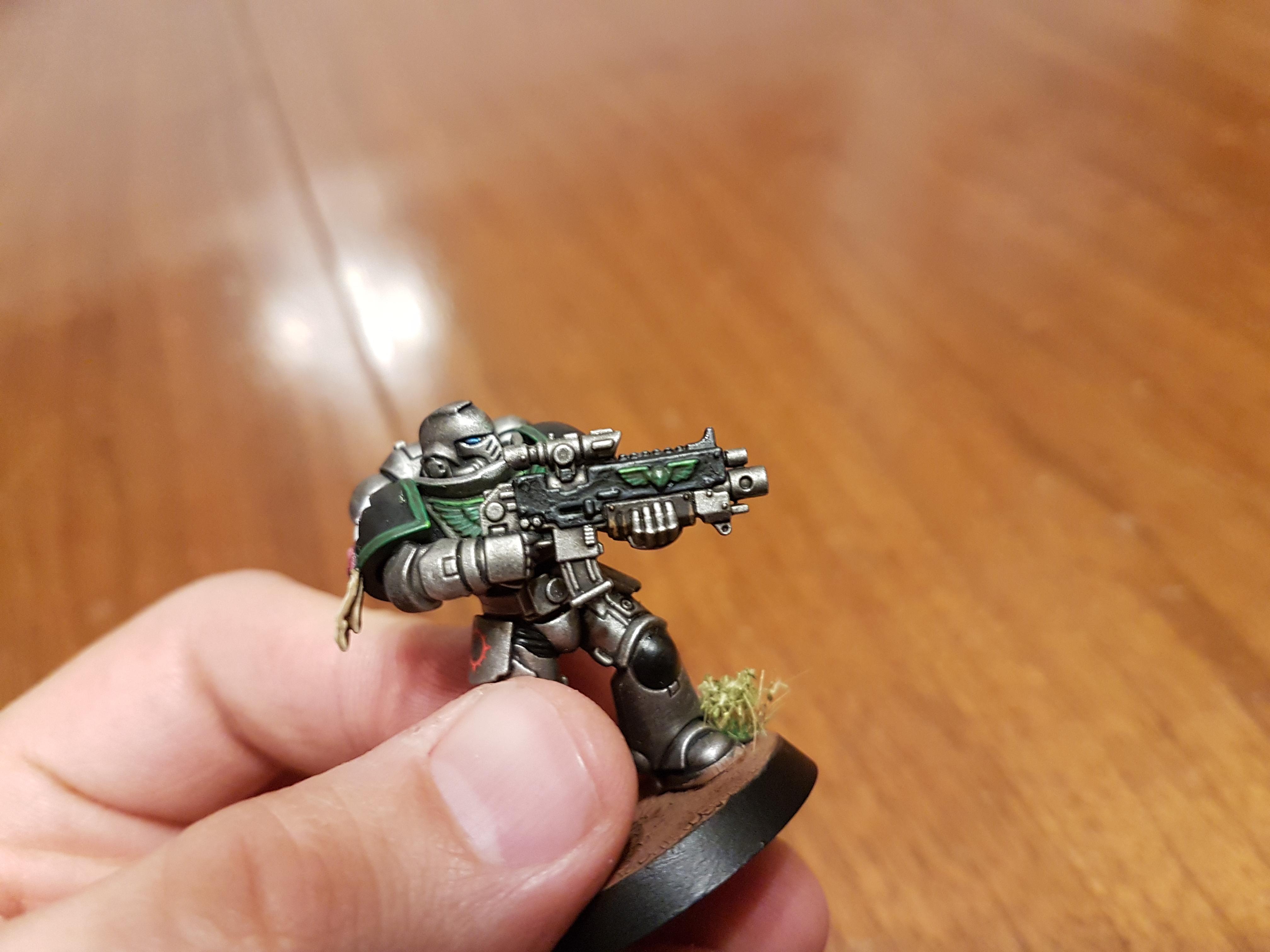 Bolt Rifle, Doom Legion, Green, Metal, Primaris, Primaris Marines, Space Marines