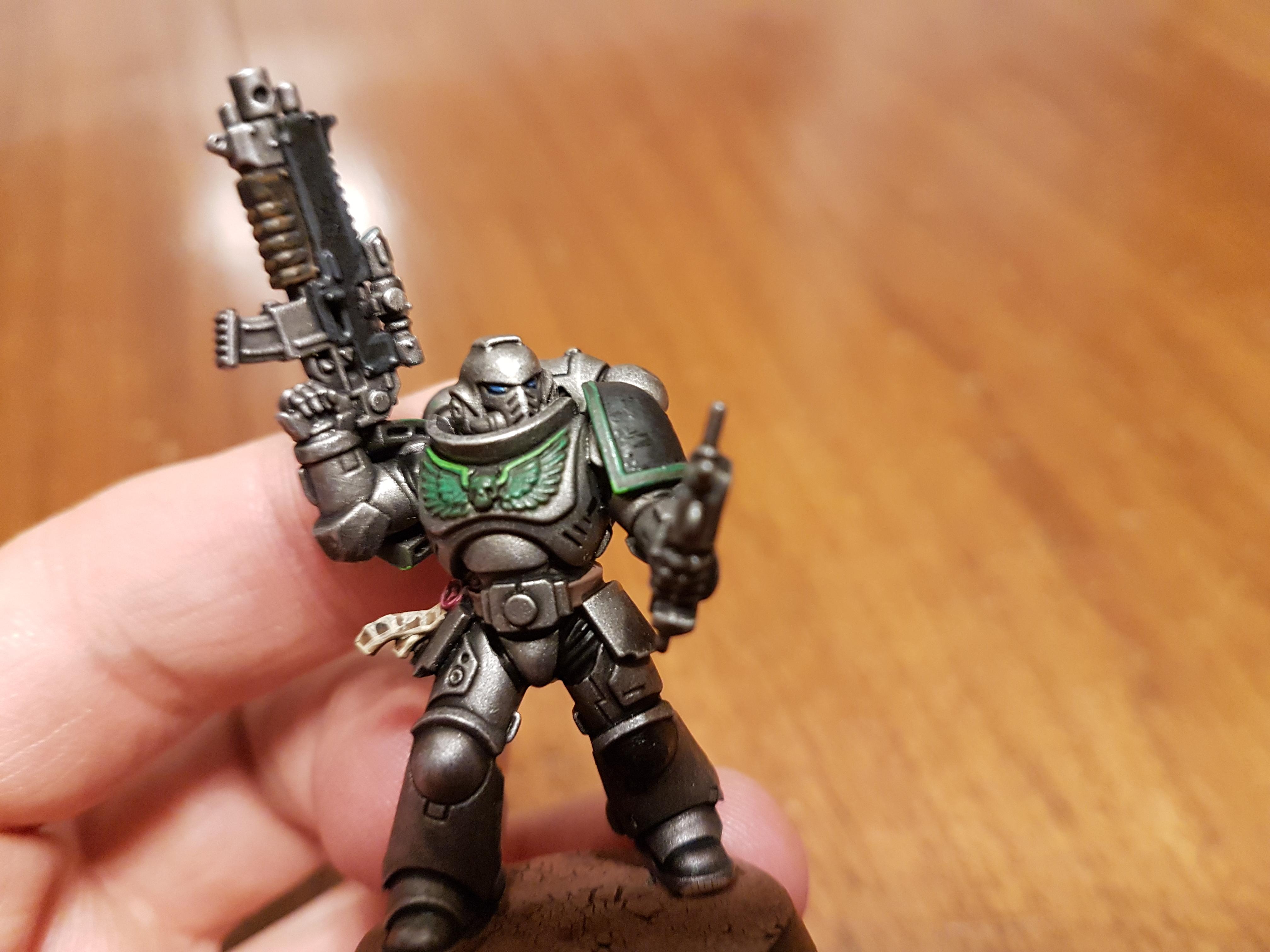 Bolt Rifle, Doom Legion, Green, Metal, Primaris, Primaris Marines, Space Marines