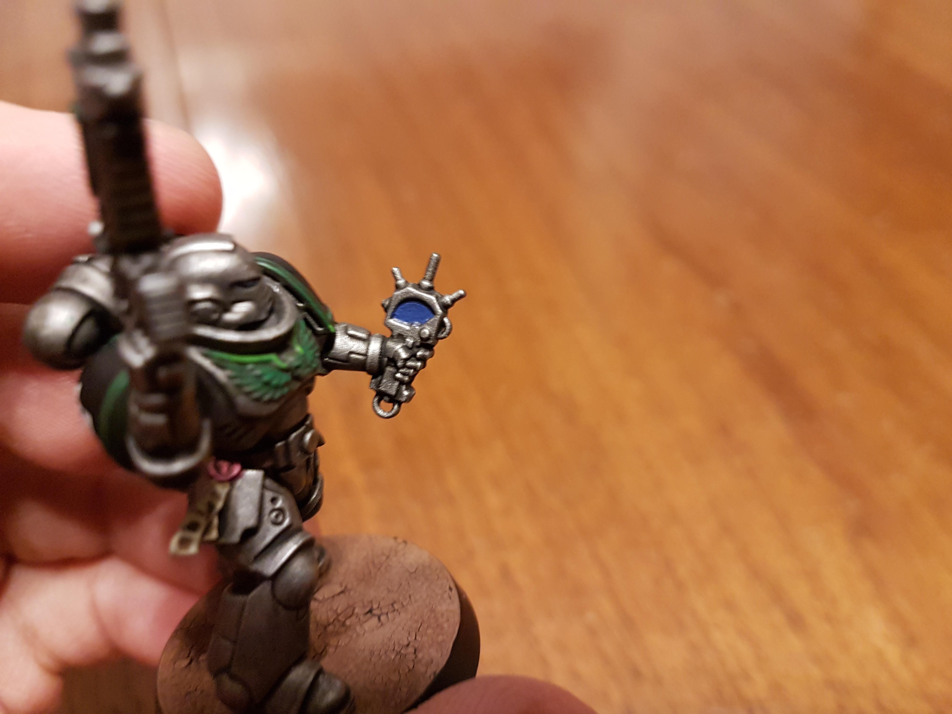 Bolt Rifle, Doom Legion, Green, Metal, Primaris, Primaris Marines, Space Marines
