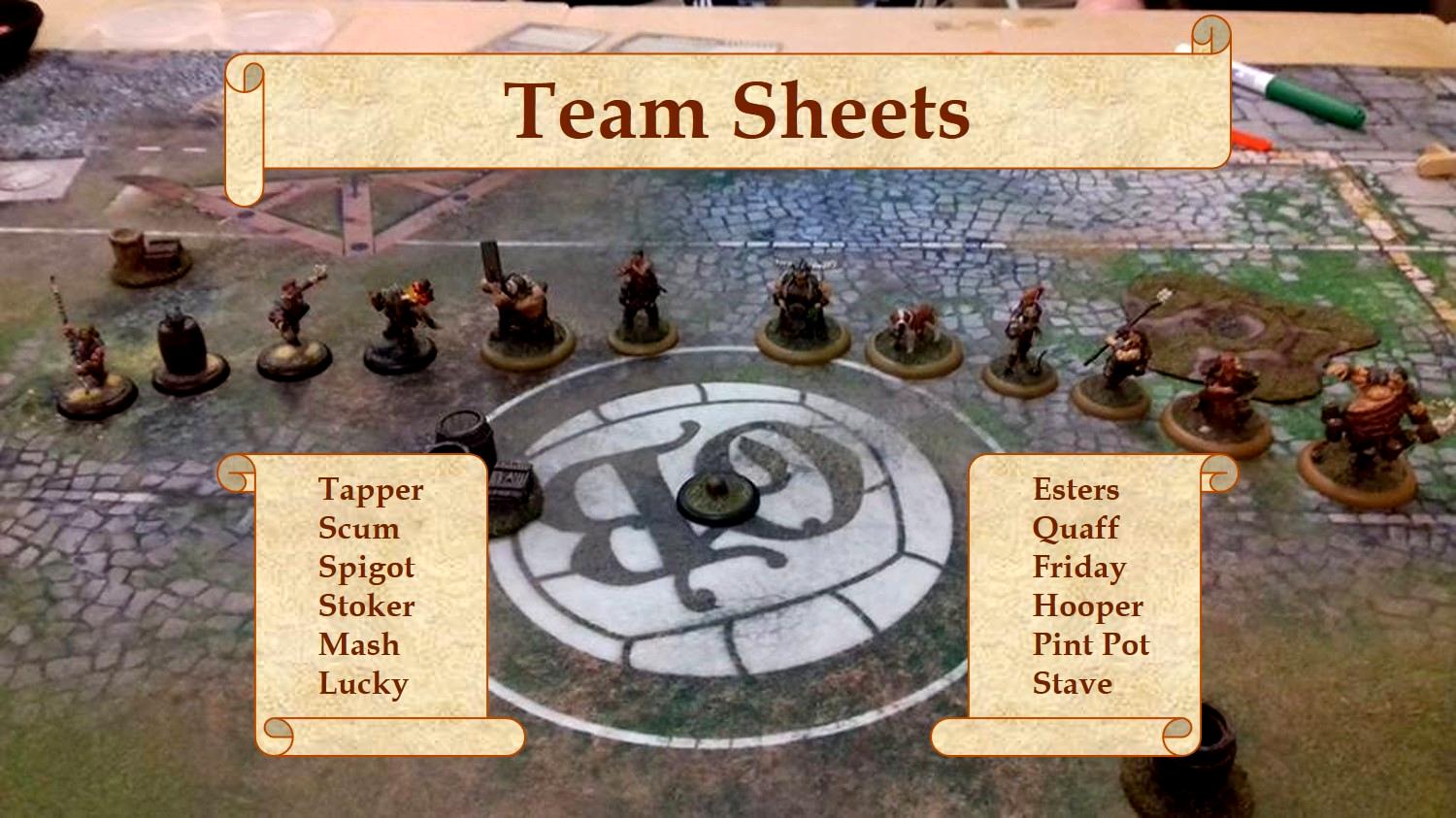 Team Sheets
