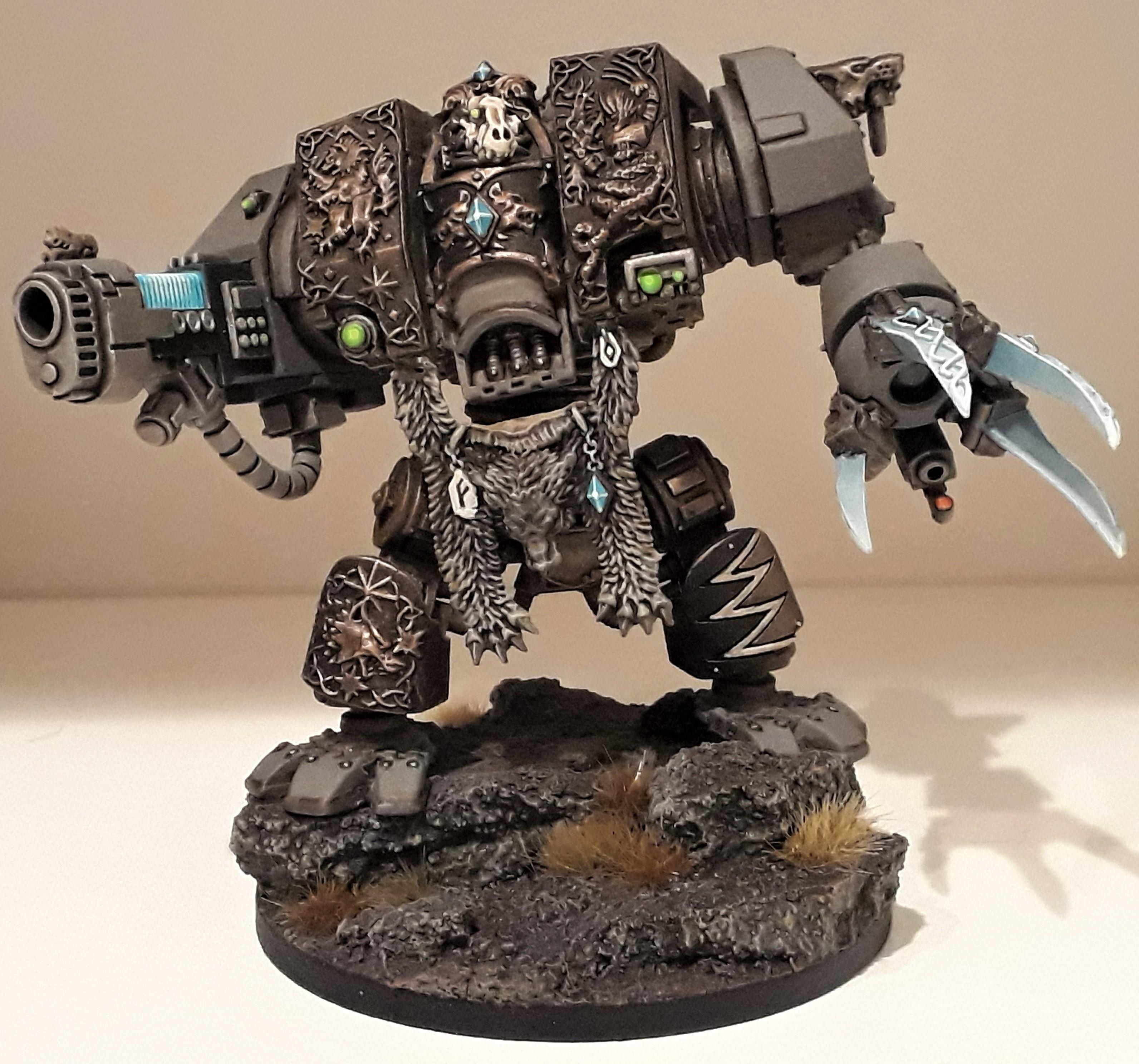 Bjorn, Bjorn The Fell-handed, Cybot, Dreadnought, Space Wolves