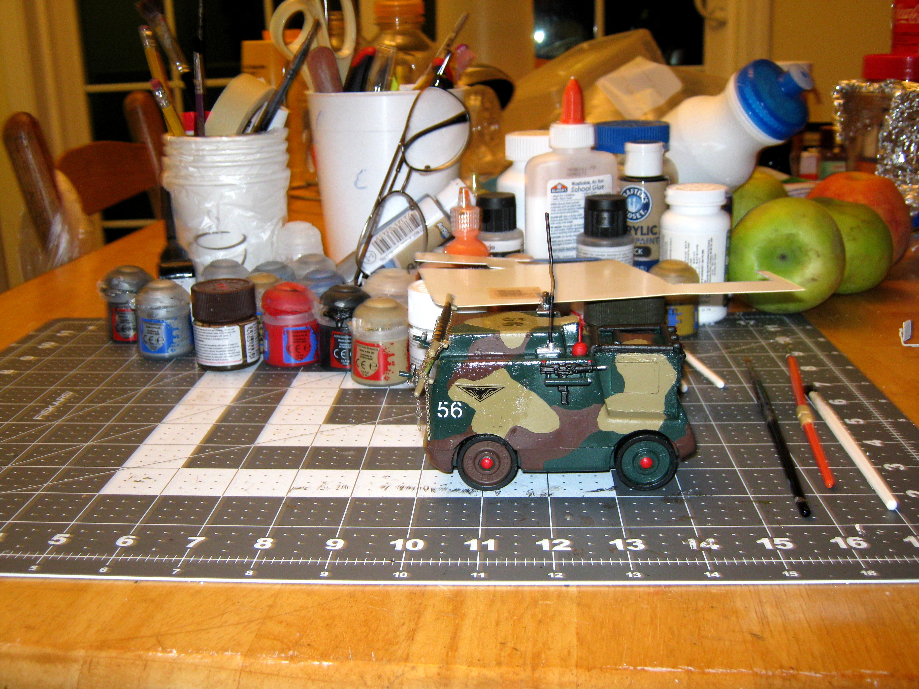 Ambulance, Conversion, Counts As, Fisher Price, Imperial, Military Ambulance, Toy, Truck