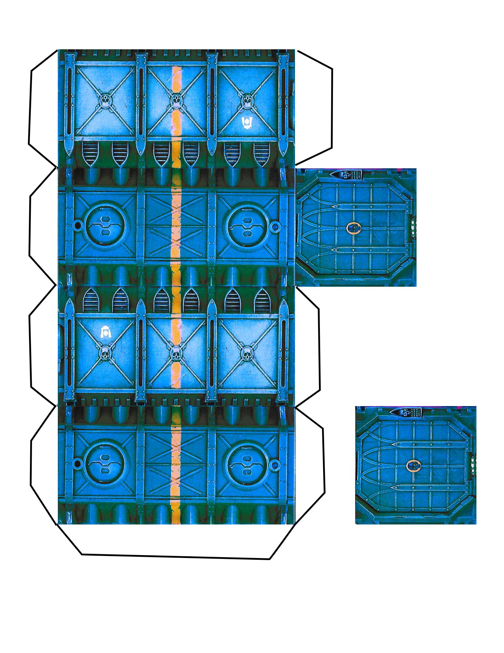 Armored Containers, Printable., Terrain