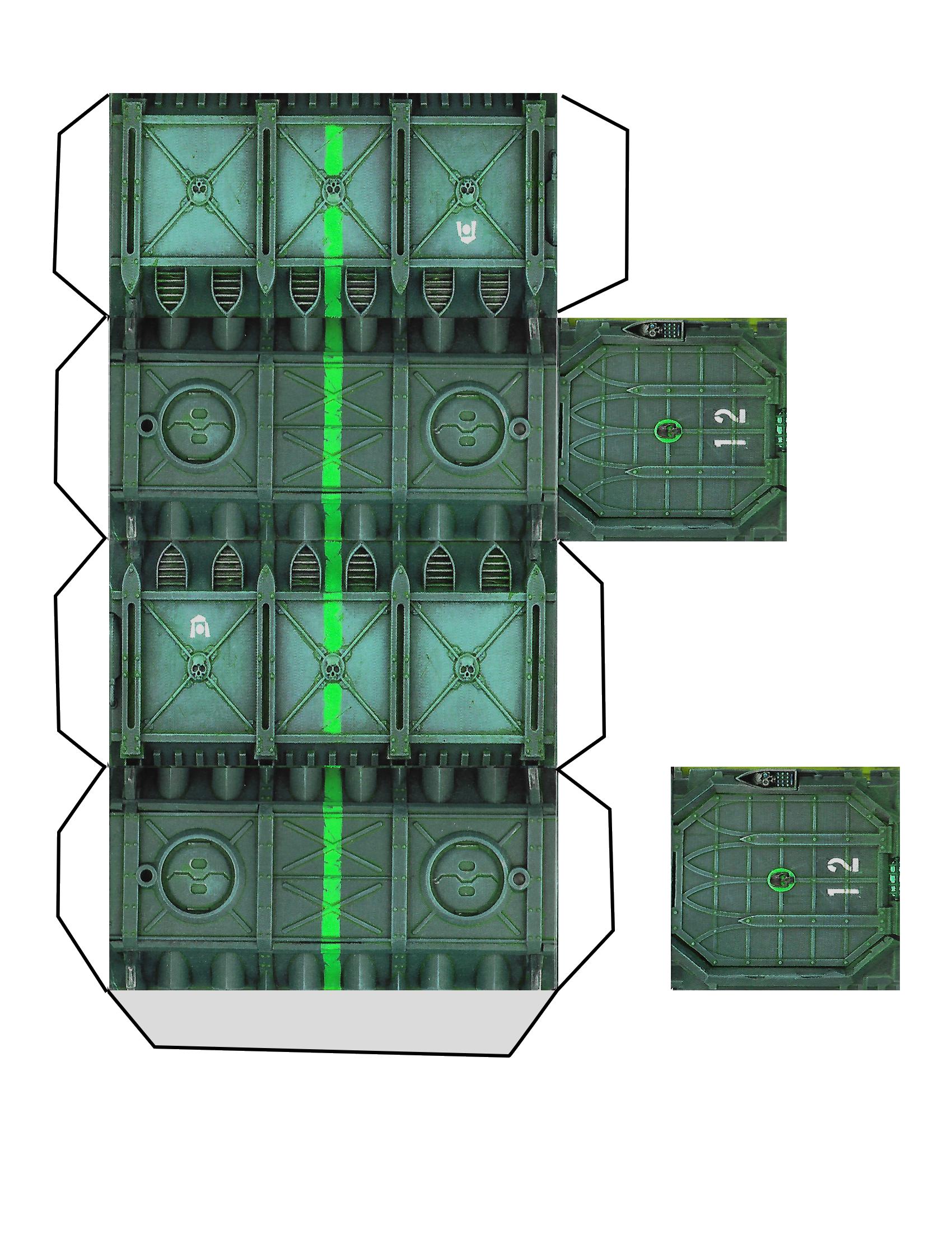 Armored Containers, Printable., Terrain