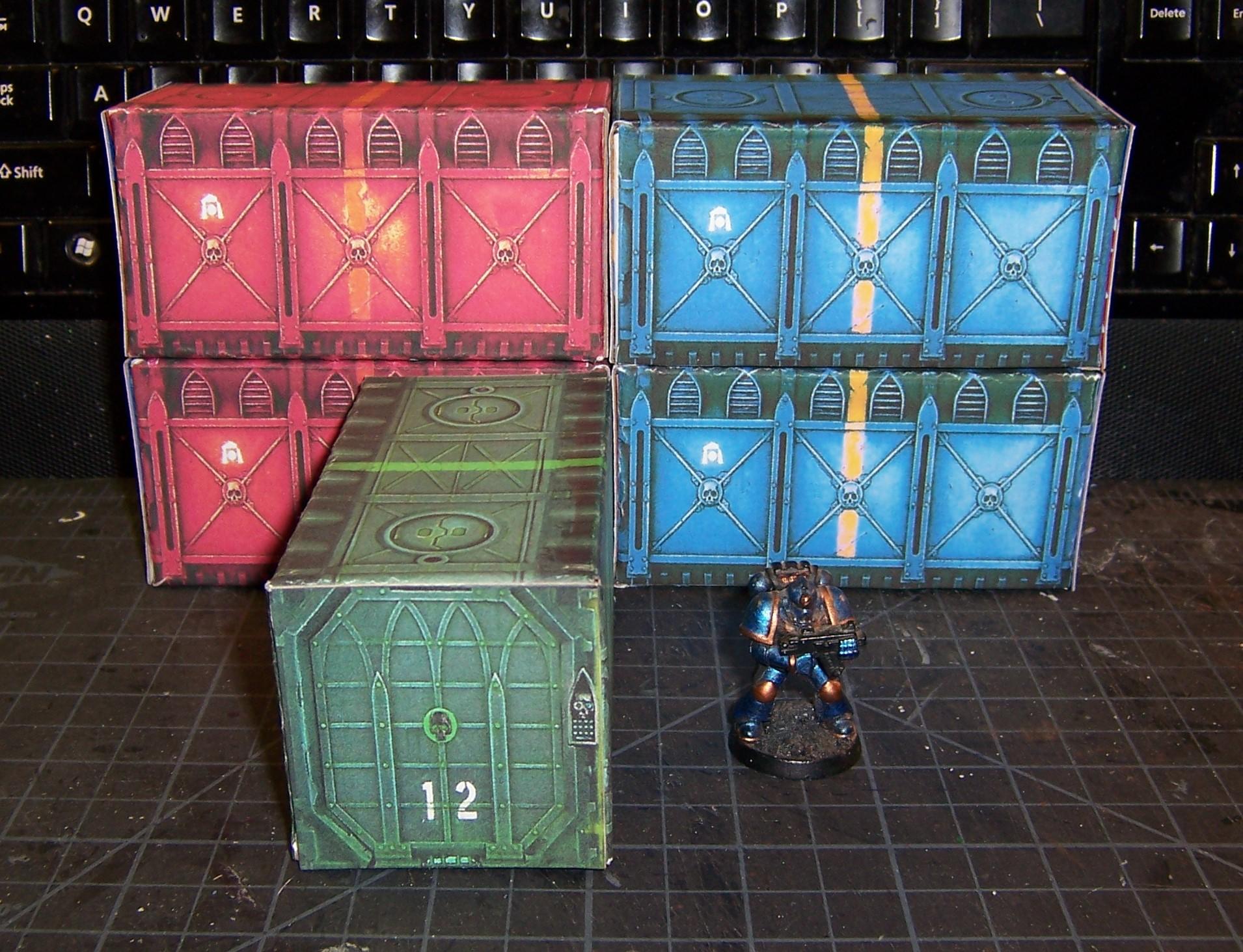 Armored Containers, Printable., Terrain