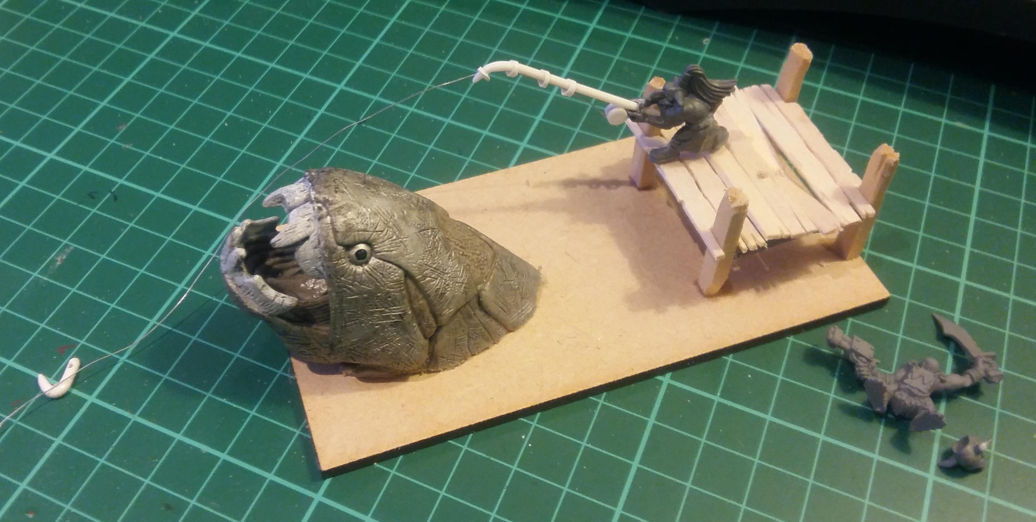 Grot Fishing, Grot Fishing WIP