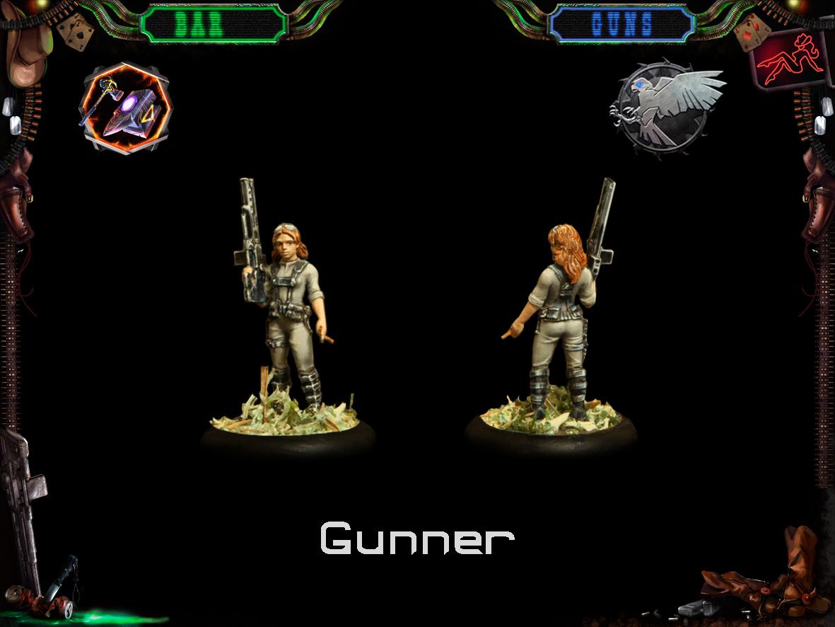 Female, Gunner, Infantry