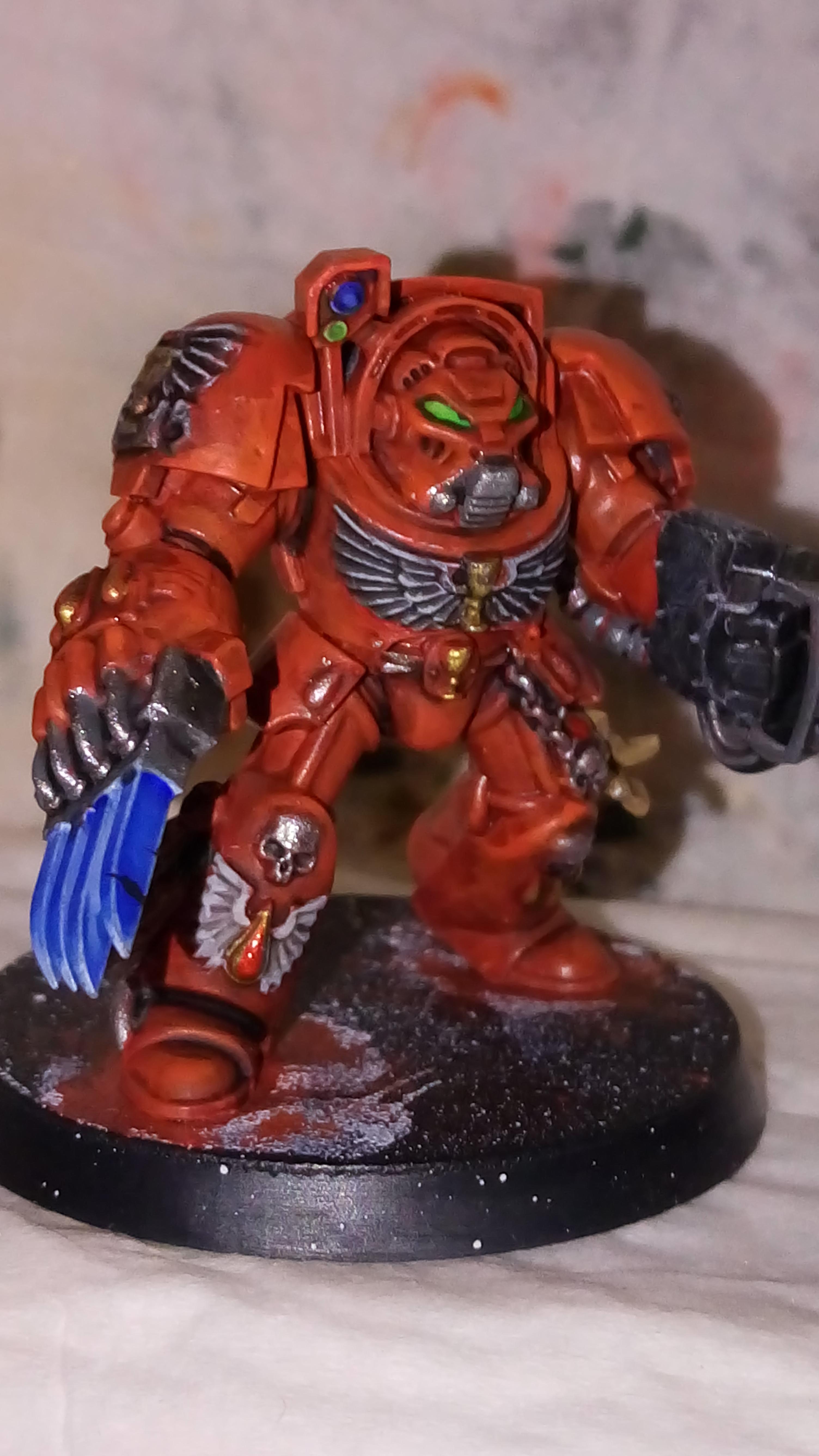 Assault Terminators, Blood Angels, Terminator Armor, Work In Progress