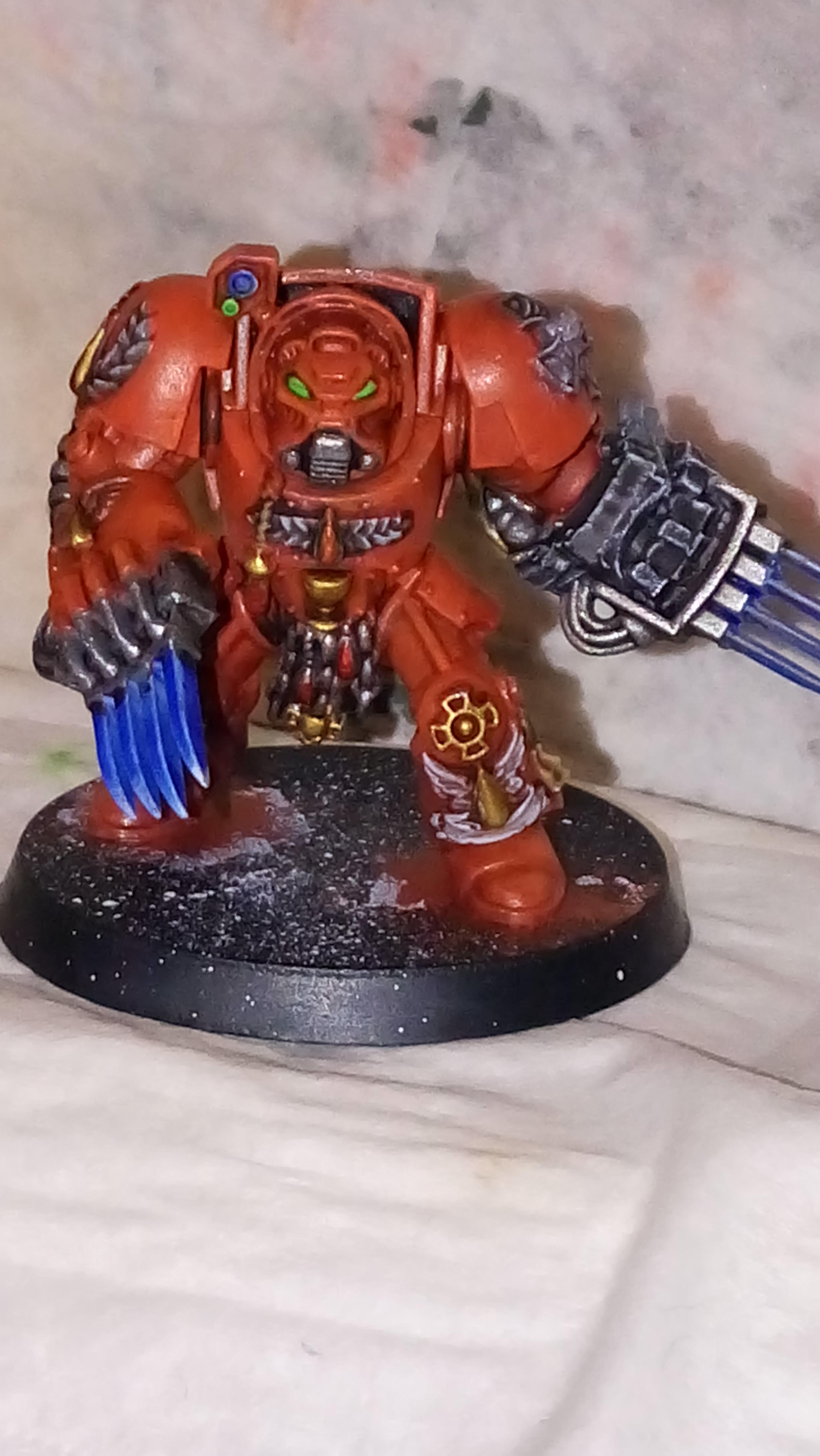 Assault Terminators, Blood Angels, Terminator Armor, Work In Progress