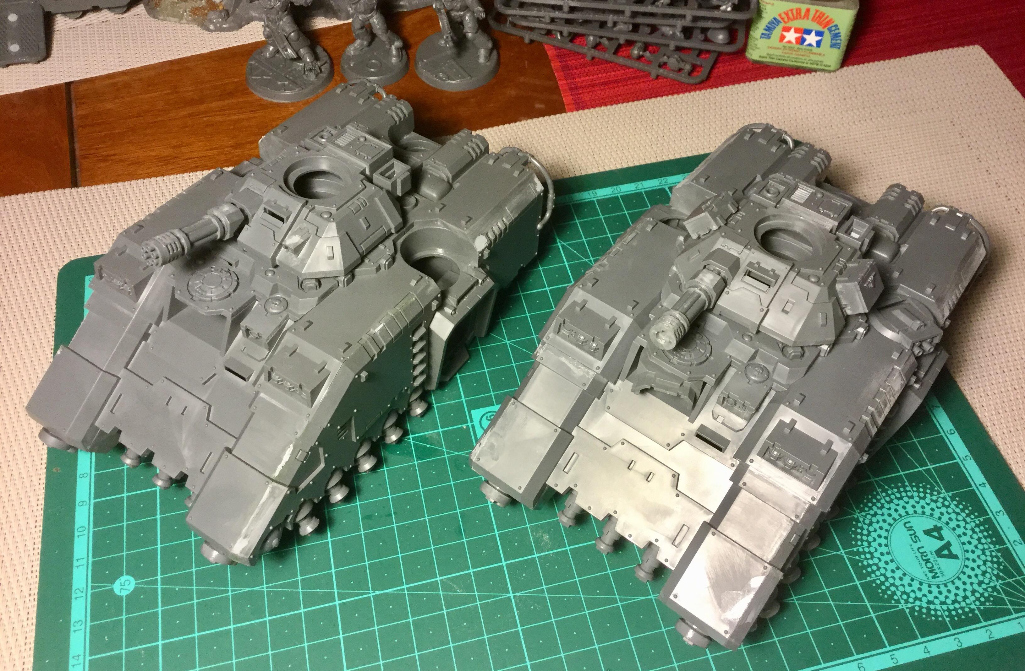 2 models ready for cleaning up