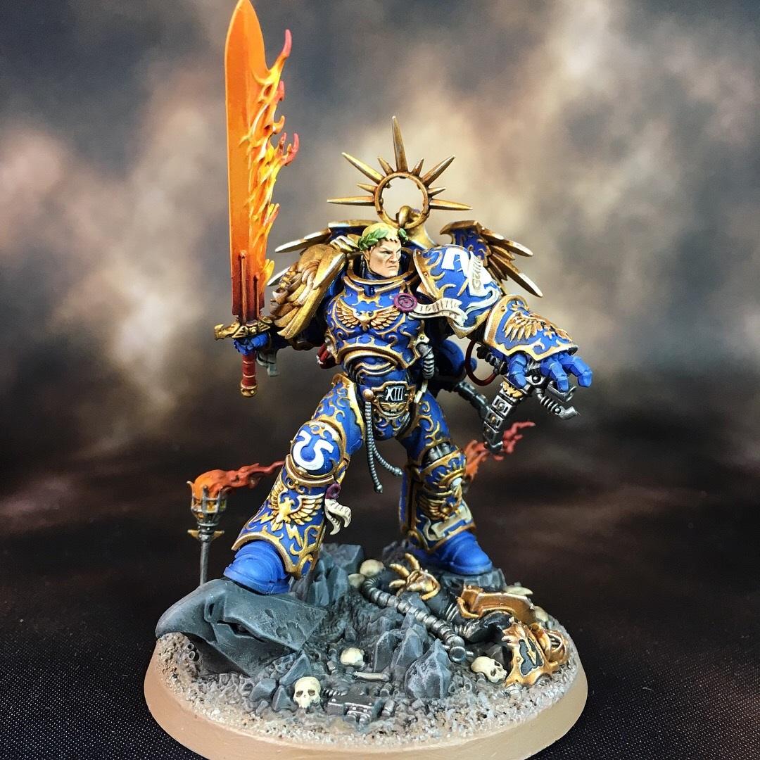 Blending, Roboute Guilliman, Space Marines, Ultramarines, Warhammer 40,000