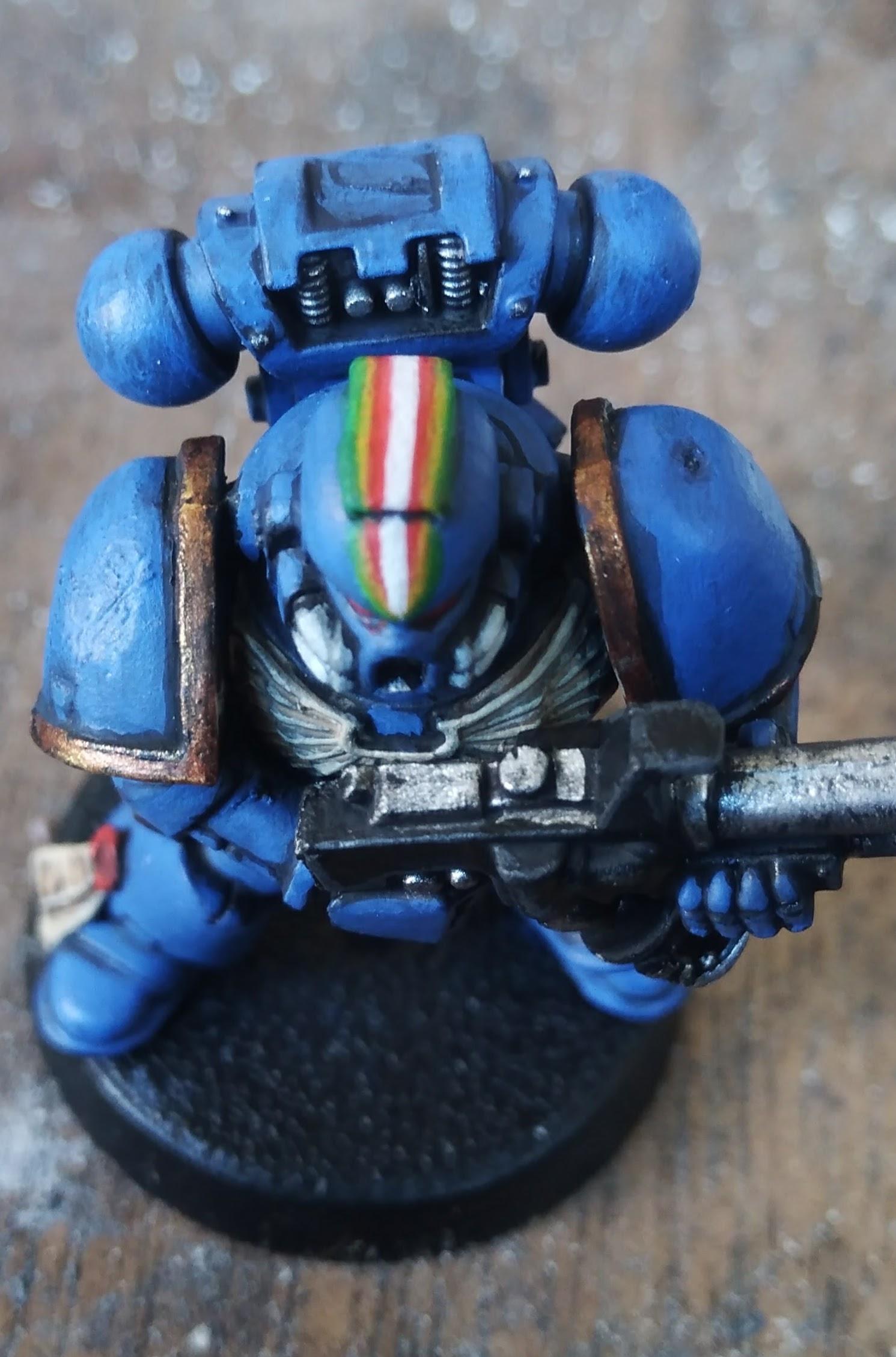 Flamer, Rainbow Warriors, Space Marines, Tactical Squad