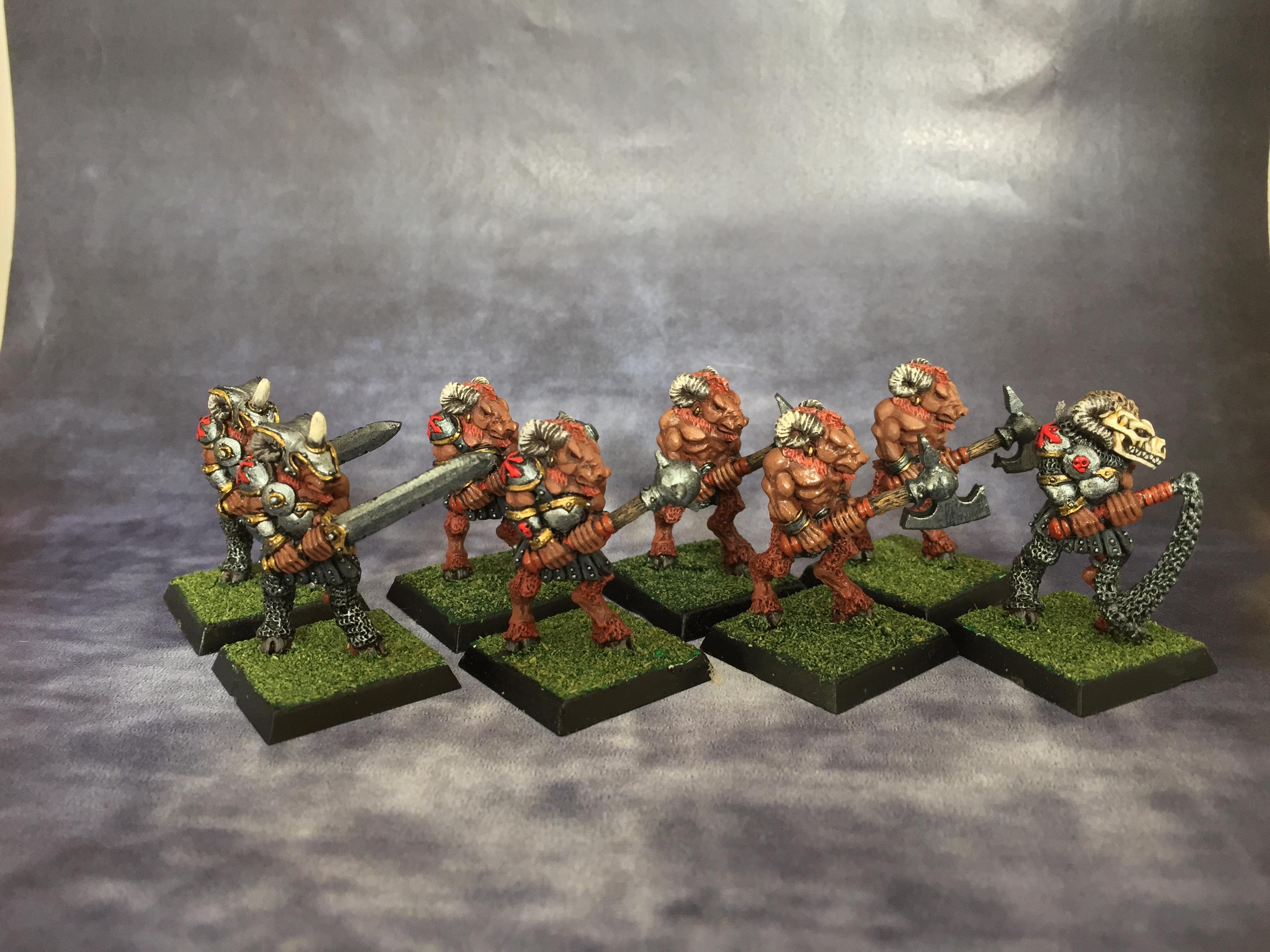 Beastmen, Chaos, Citadel. Oldhammer, Realm Of Chaos