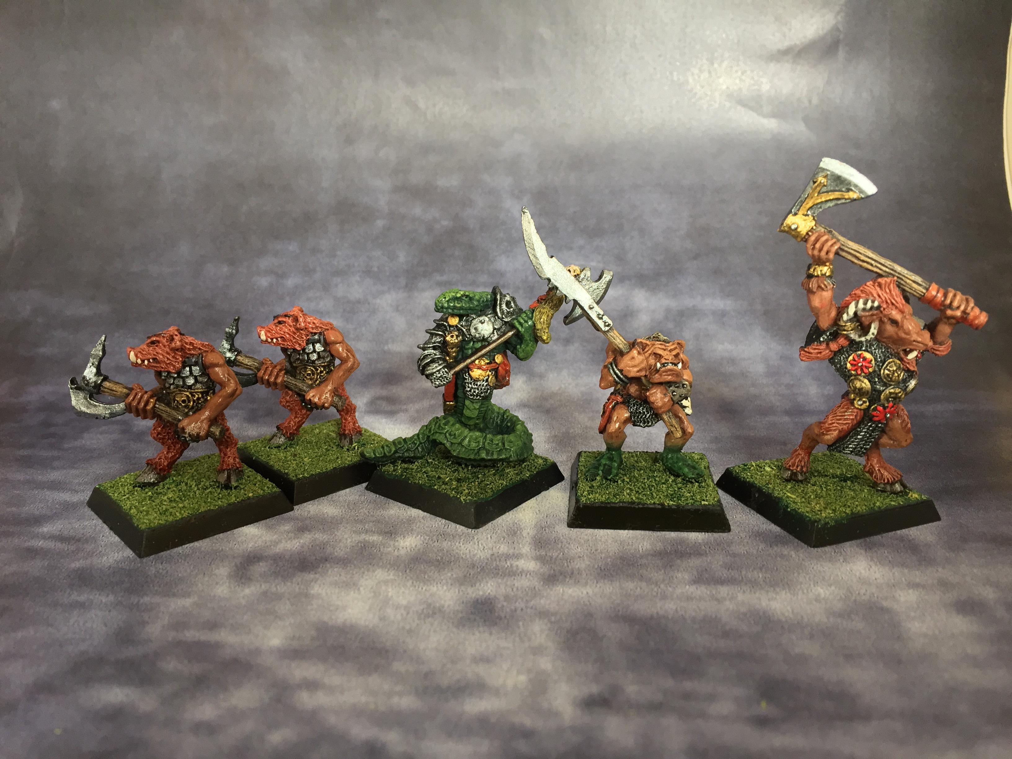 Beastmen, Chaos, Citadel. Oldhammer, Realm Of Chaos