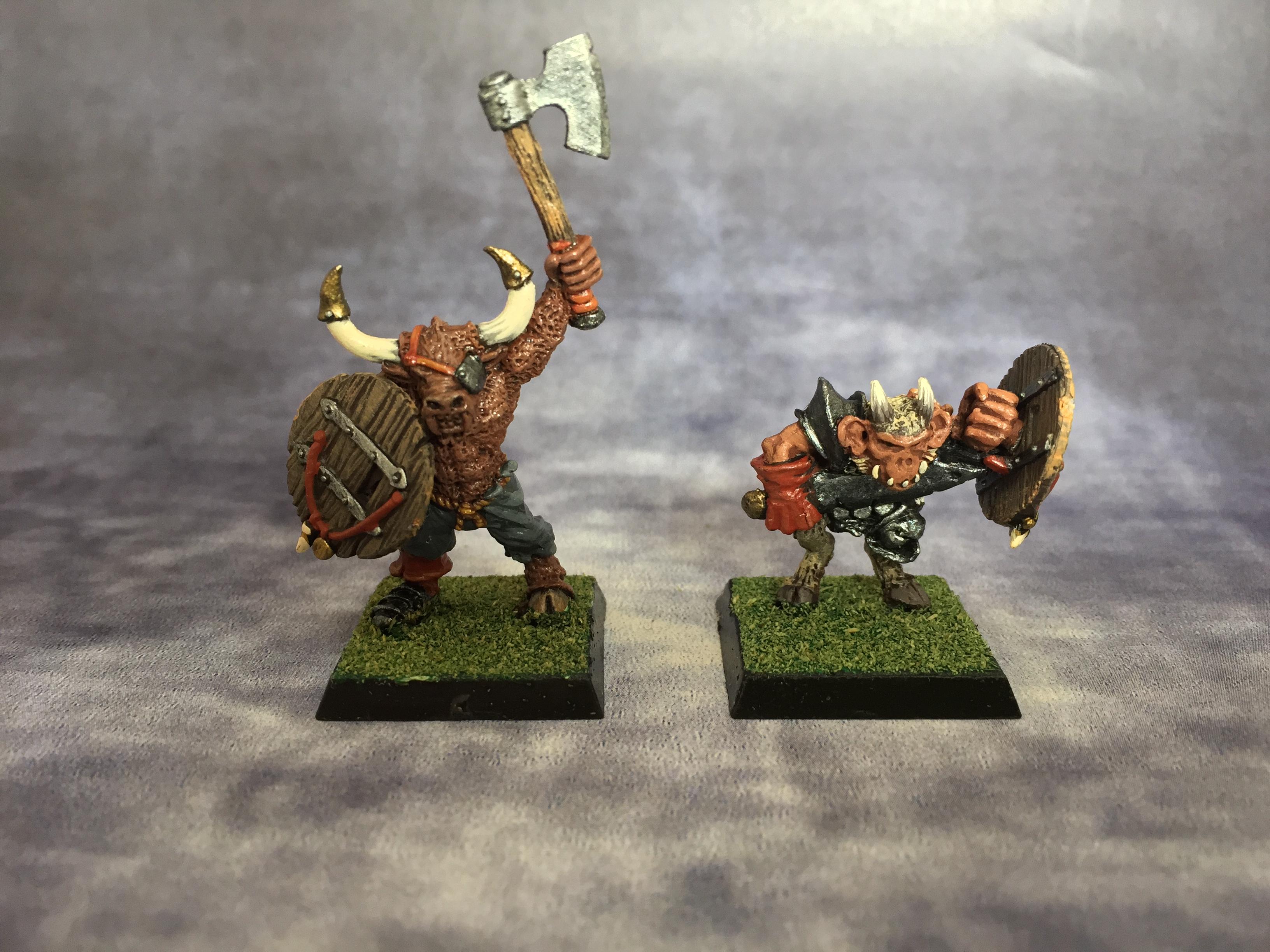 Beastmen, Chaos, Citadel. Oldhammer, Realm Of Chaos