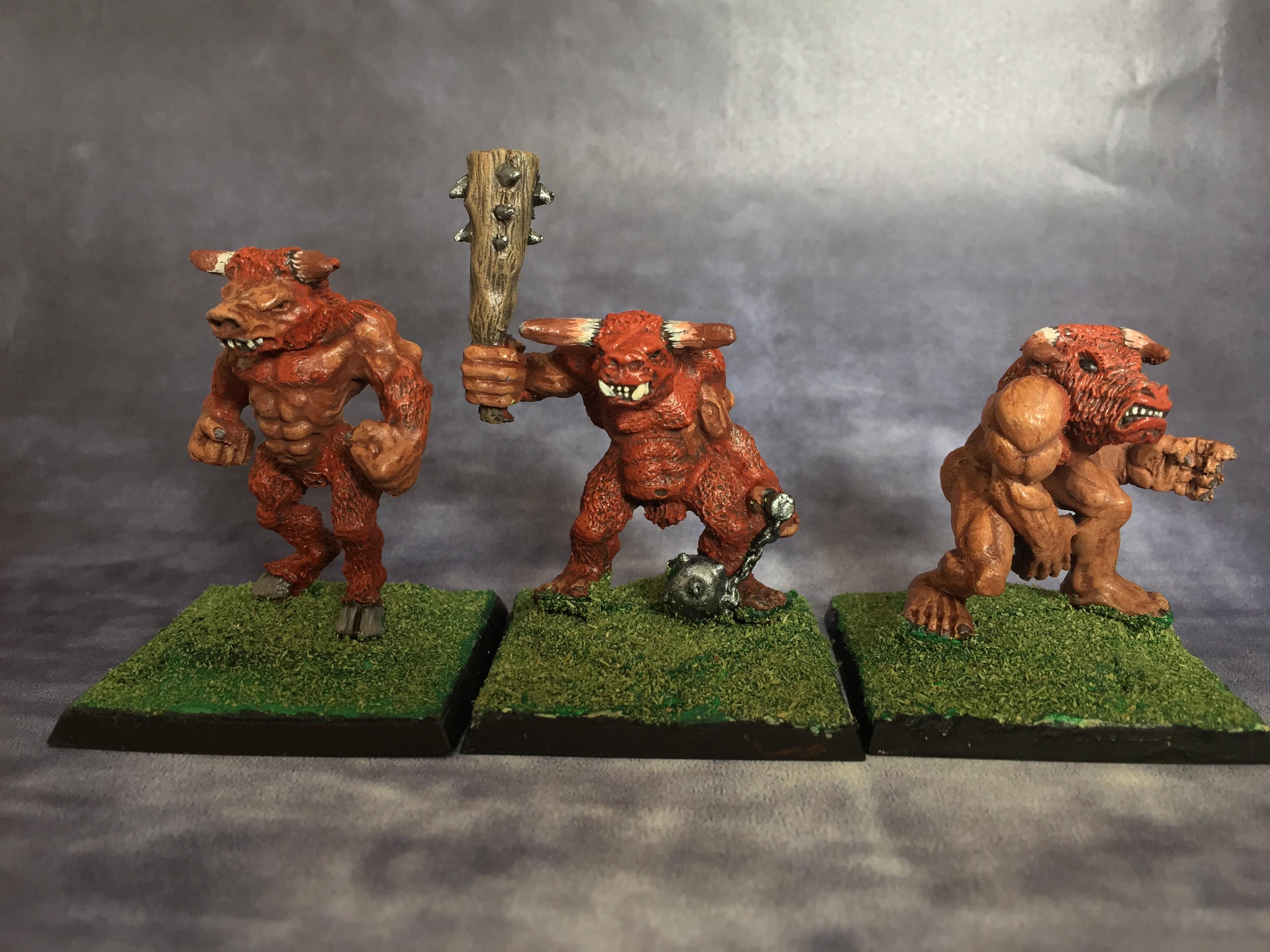 Beastmen, Chaos, Citadel. Oldhammer, Realm Of Chaos
