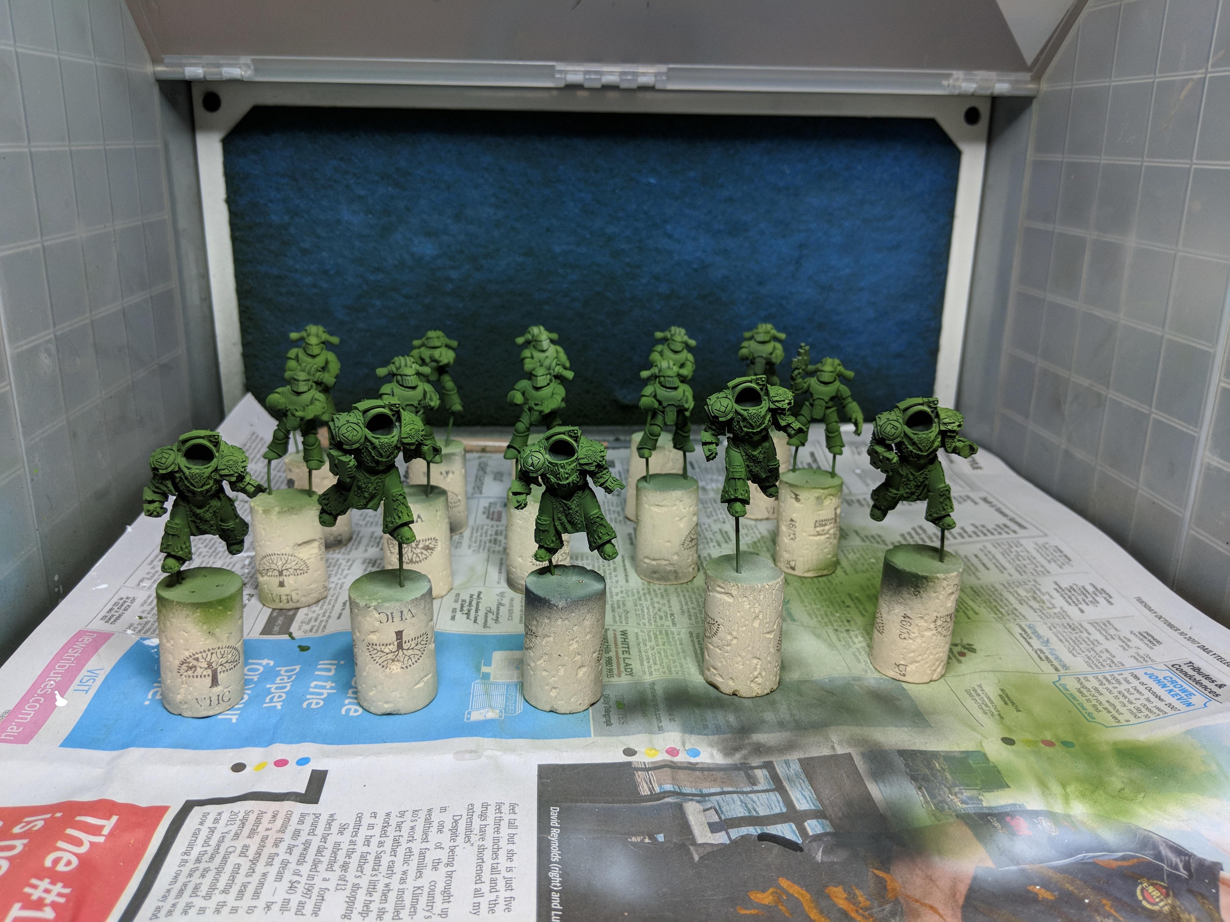 Salamanders, Space Marines, Work In Progress