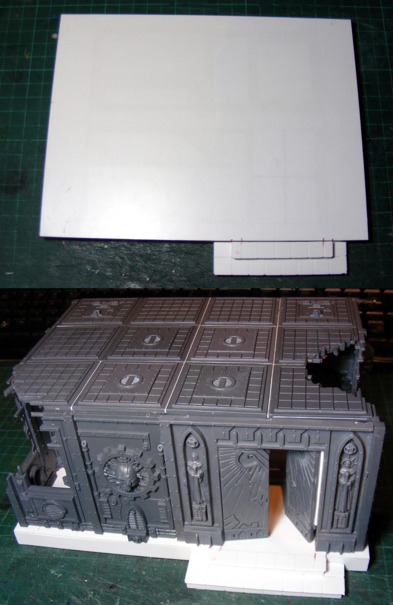 factory entrance base &amp; roof