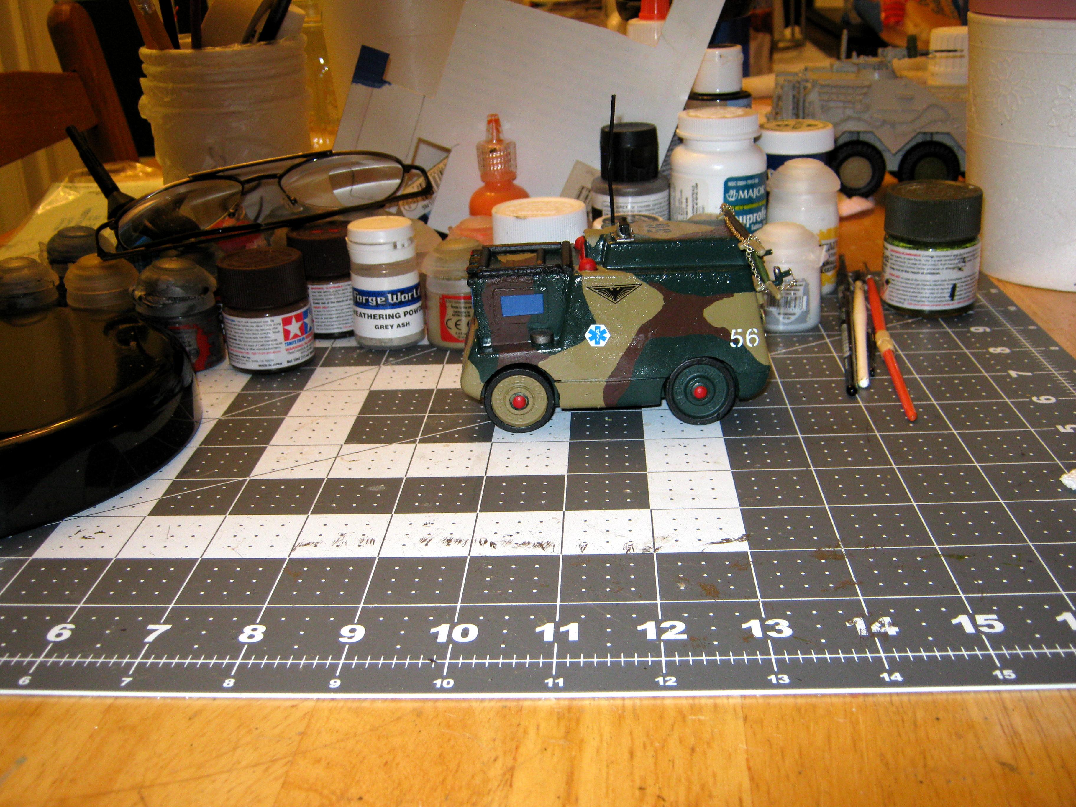 Ambulance, Conversion, Counts As, Fisher Price, Imperial, Military Ambulance, Toy, Truck