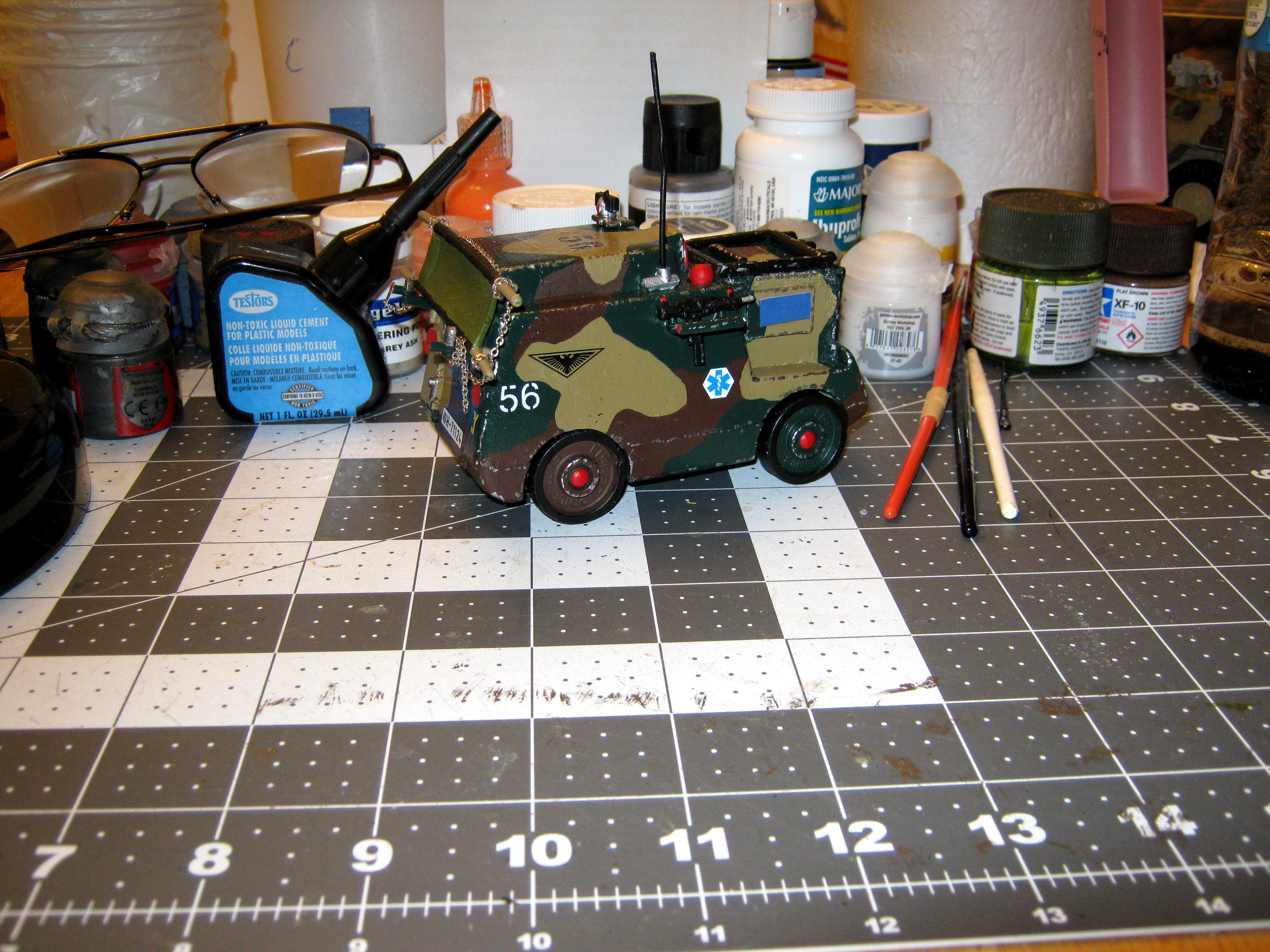 Ambulance, Conversion, Counts As, Fisher Price, Imperial, Military Ambulance, Toy, Truck