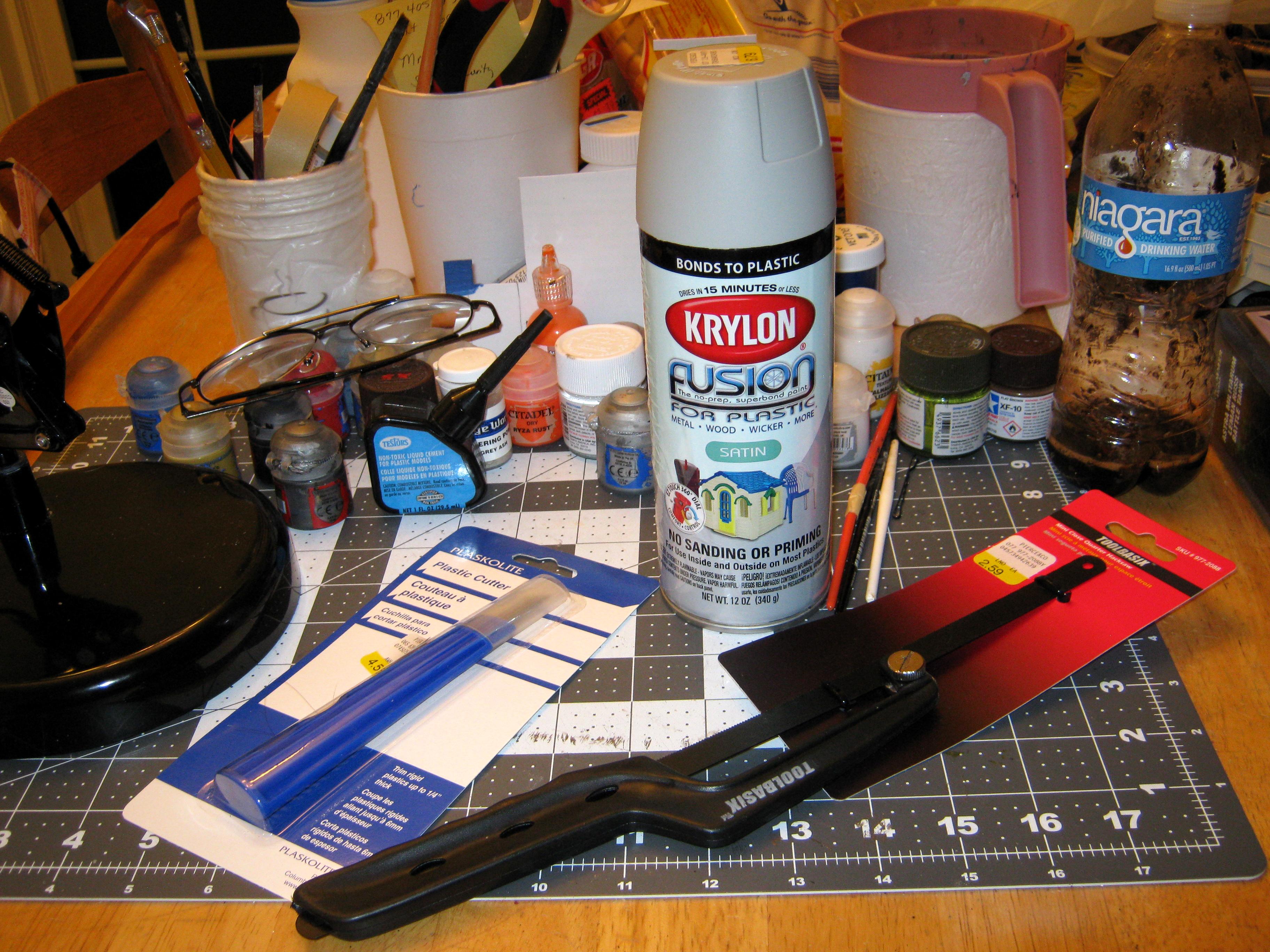 Materials, Modeling, Paints, Supplies, Tools