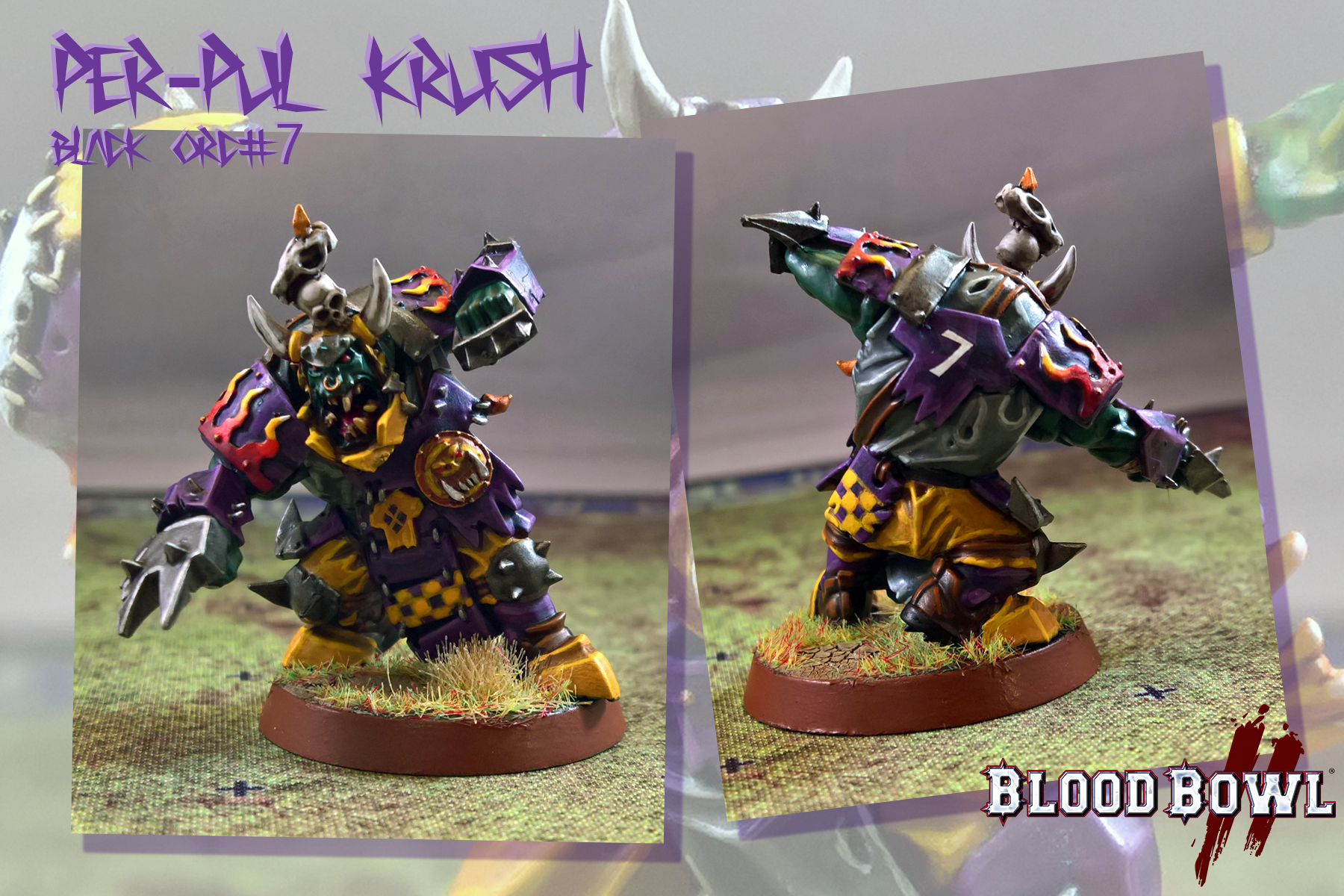 Black Orc, Blocker, Blood Bowl, Orc Team
