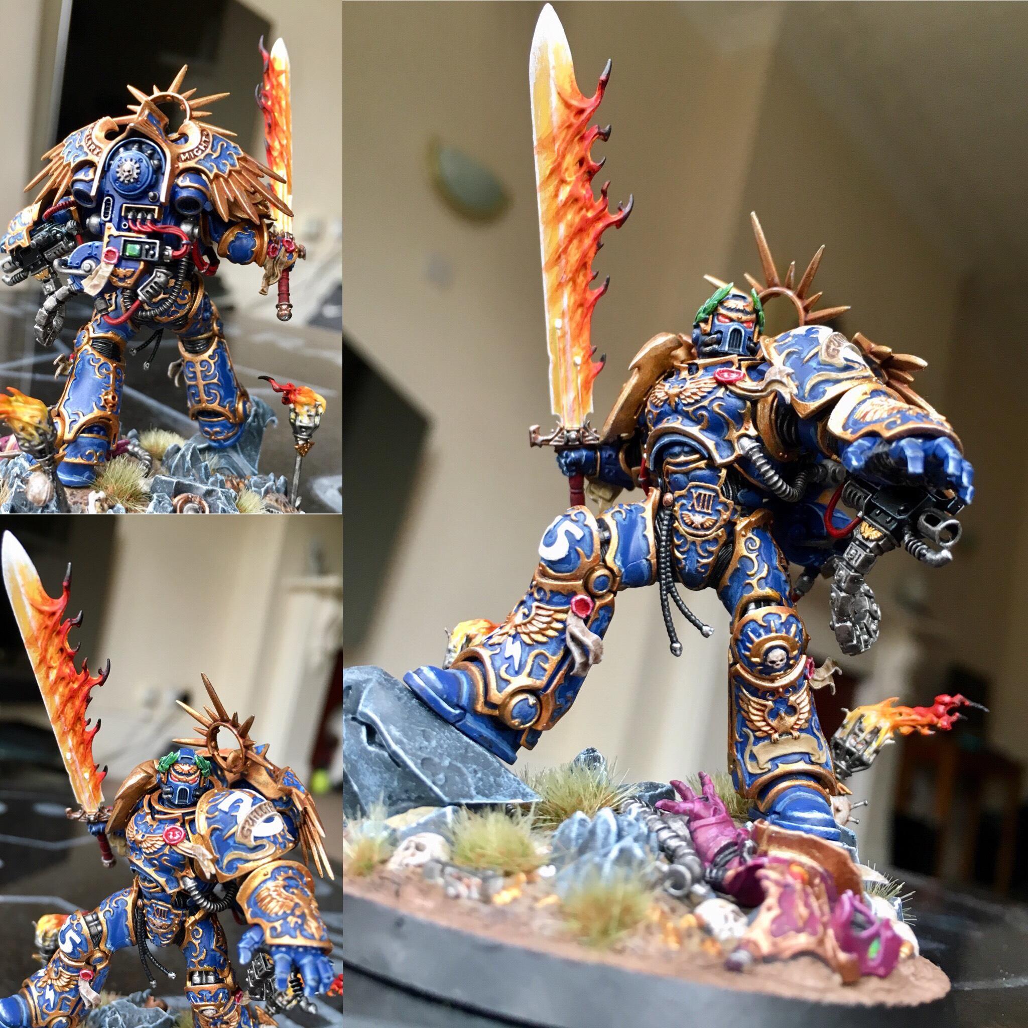 Avenging Son, Dark Imperium, Flames, Guilliman, Primarch, Primaris, Space Marines, Sword, Ultramarines, Warhammer 40,000