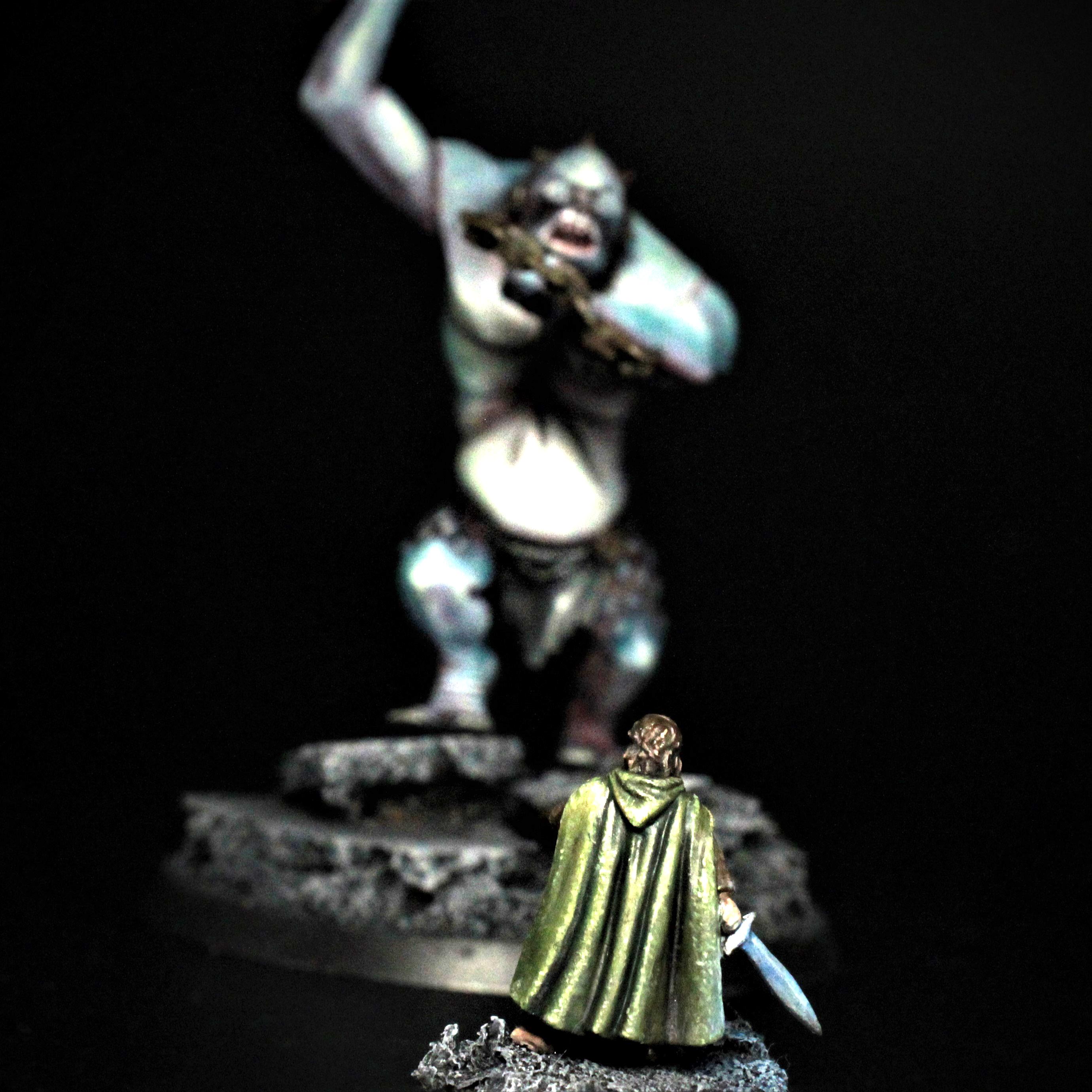 Cave Troll, Frodo, Games Workshop, Lord Of The Rings, The Hobbit, Troll