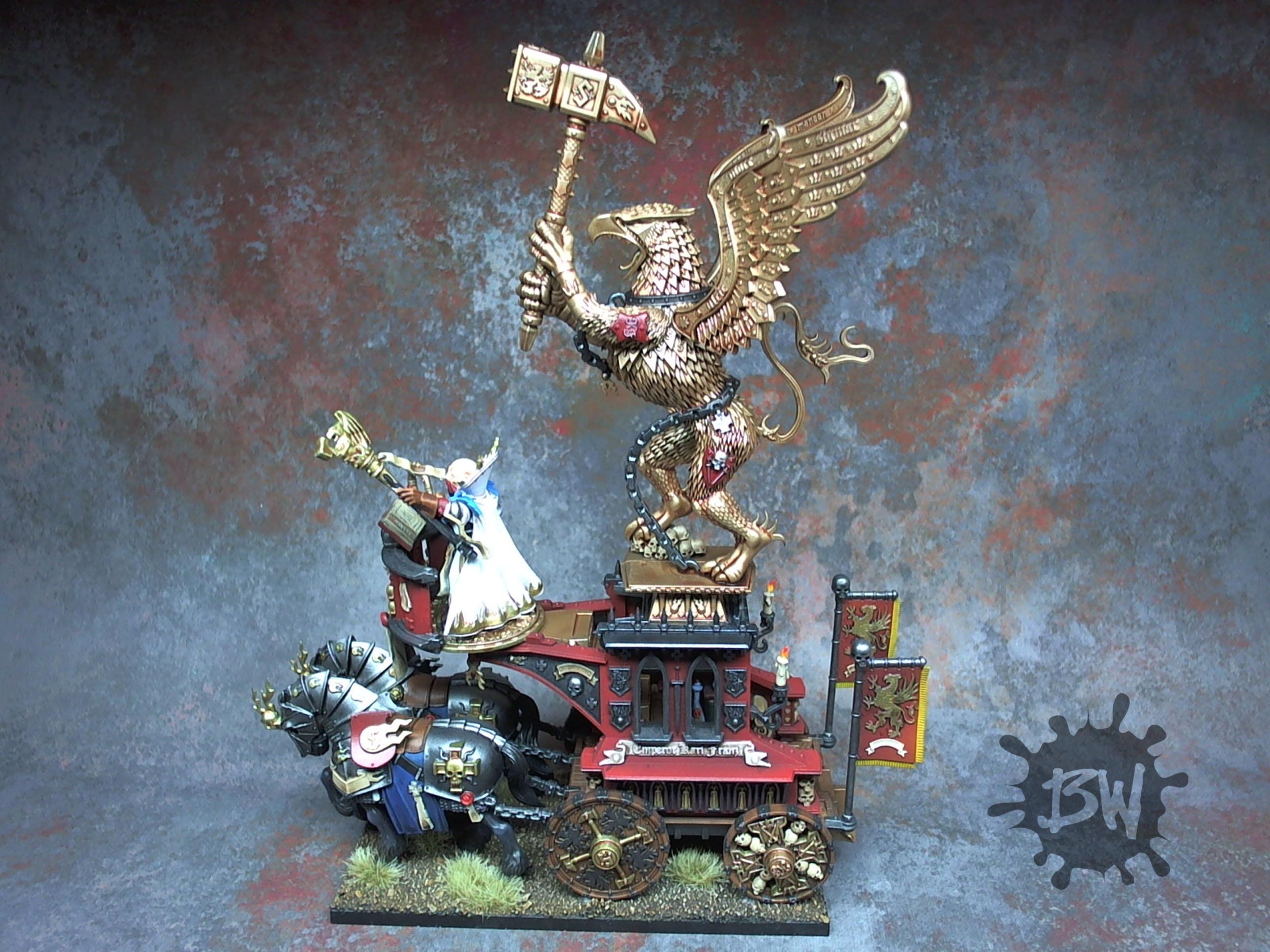 Age Of Sigmar, Empire, Order, The Old War, Volkmar The Grim On The War Altar Of Sigmar, War Altar, Warhammer Fantasy