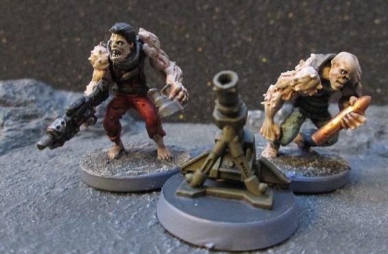 Plague mortar and crew