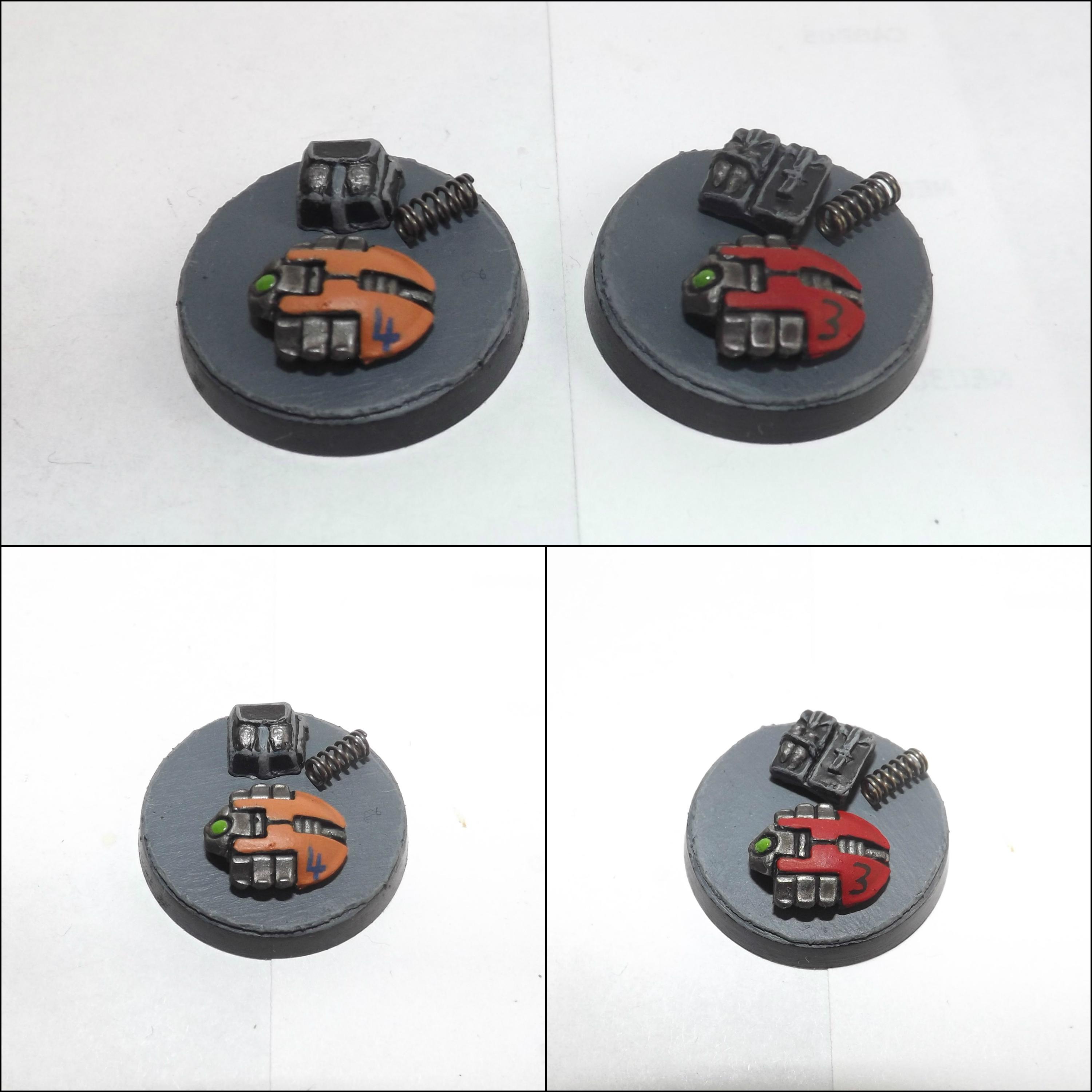Objective Marker, Ork Racing Scarabs.(2)