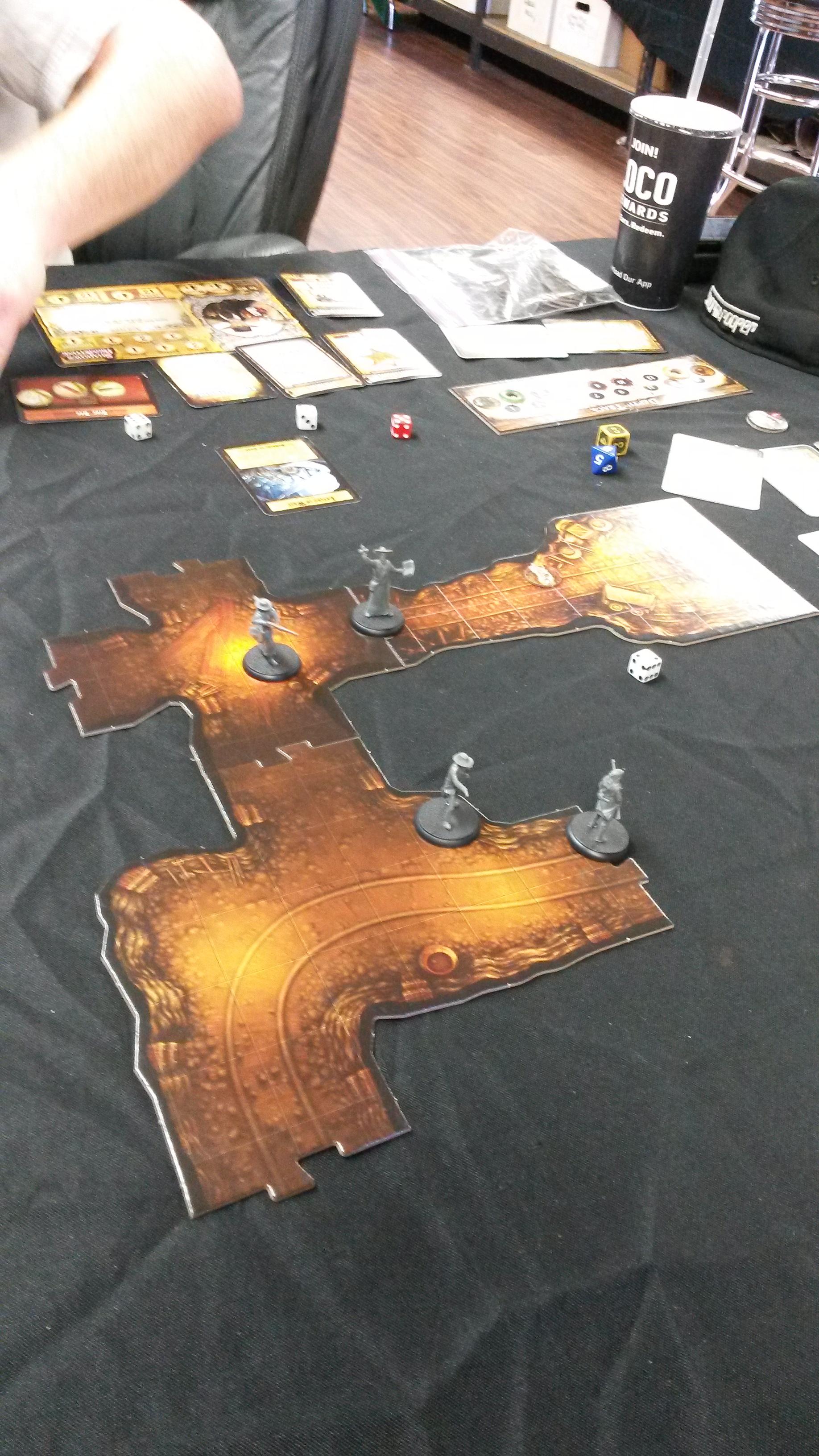 Shadows of Brimstone,  early game action