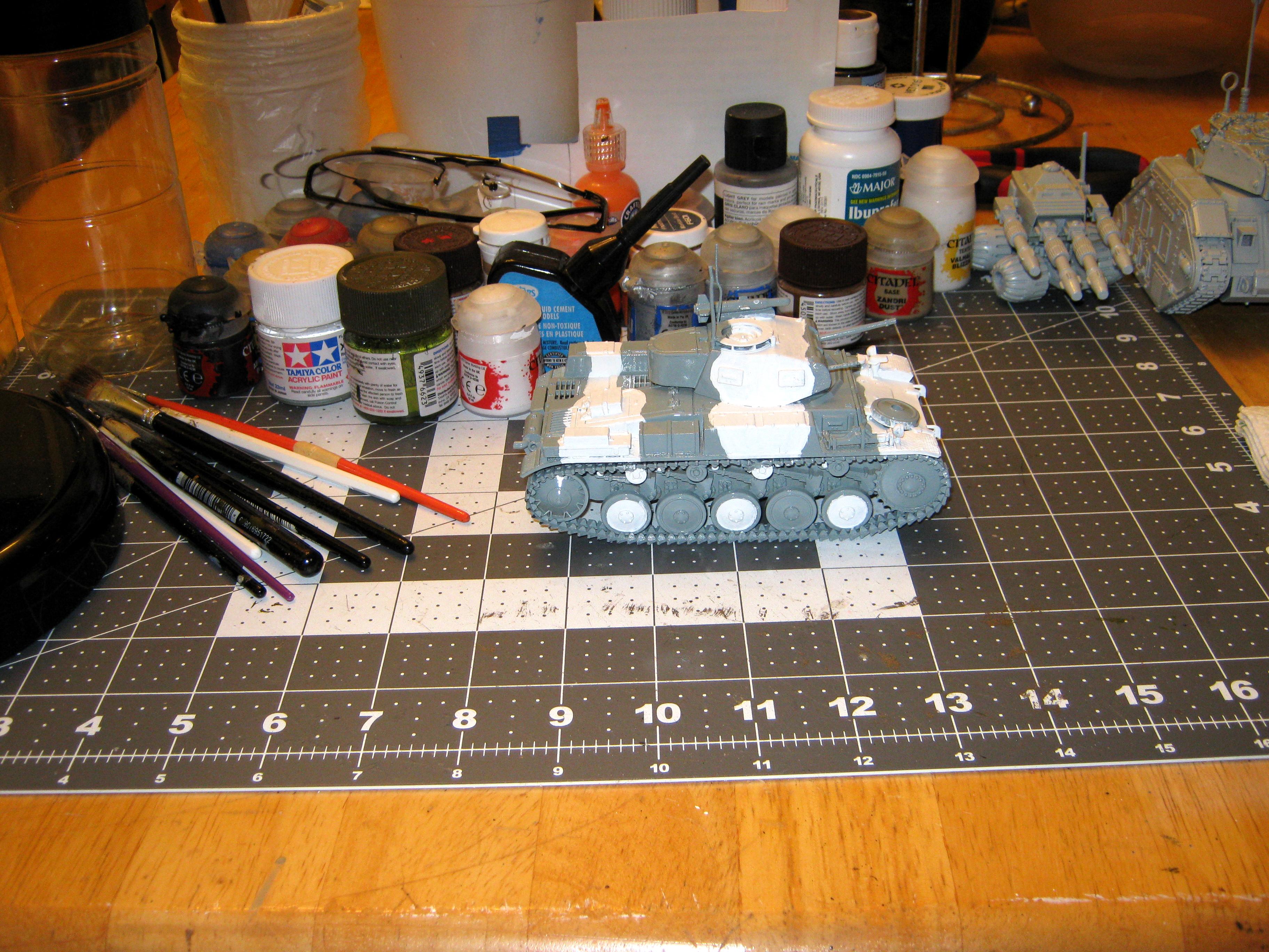 Conversion, Counts As, Germans, Imperial, Imperium Of Man, Light Tank, Panzer Ii, Panzerkampfwagen, Tank, World War 2