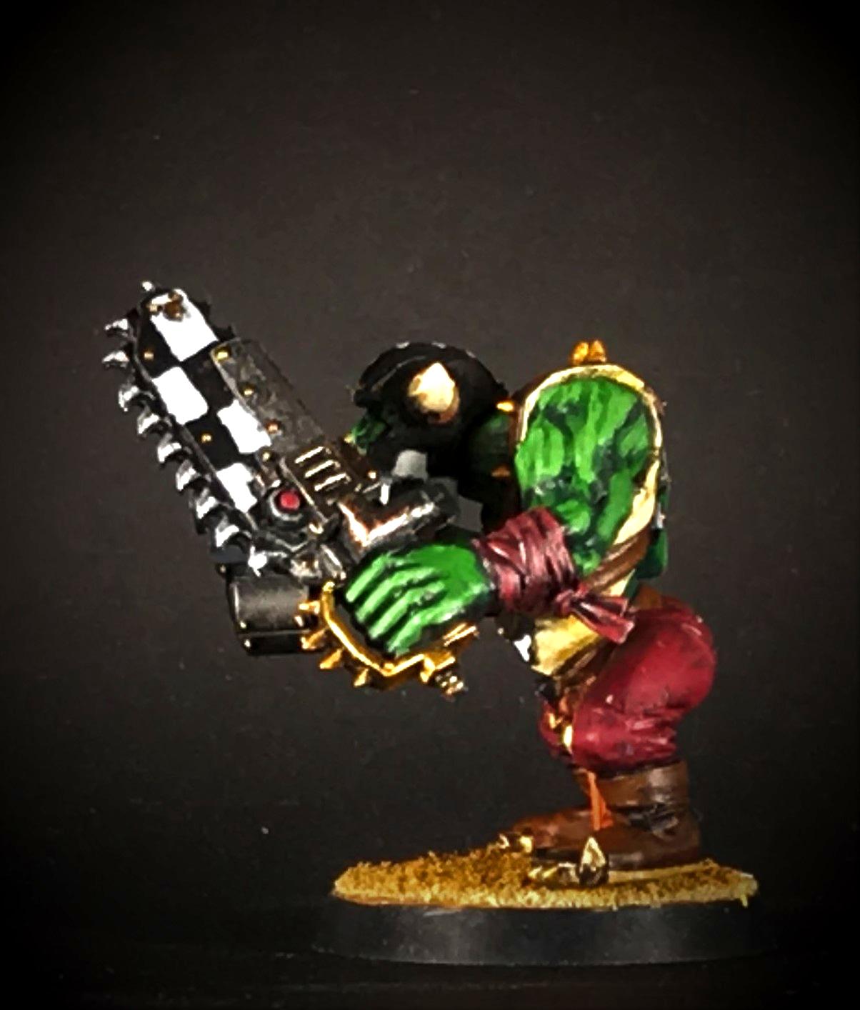 Chainsword, Freeboota, Goff, Orks, Skarboy, Slugga Boy, Warhammer 40,000
