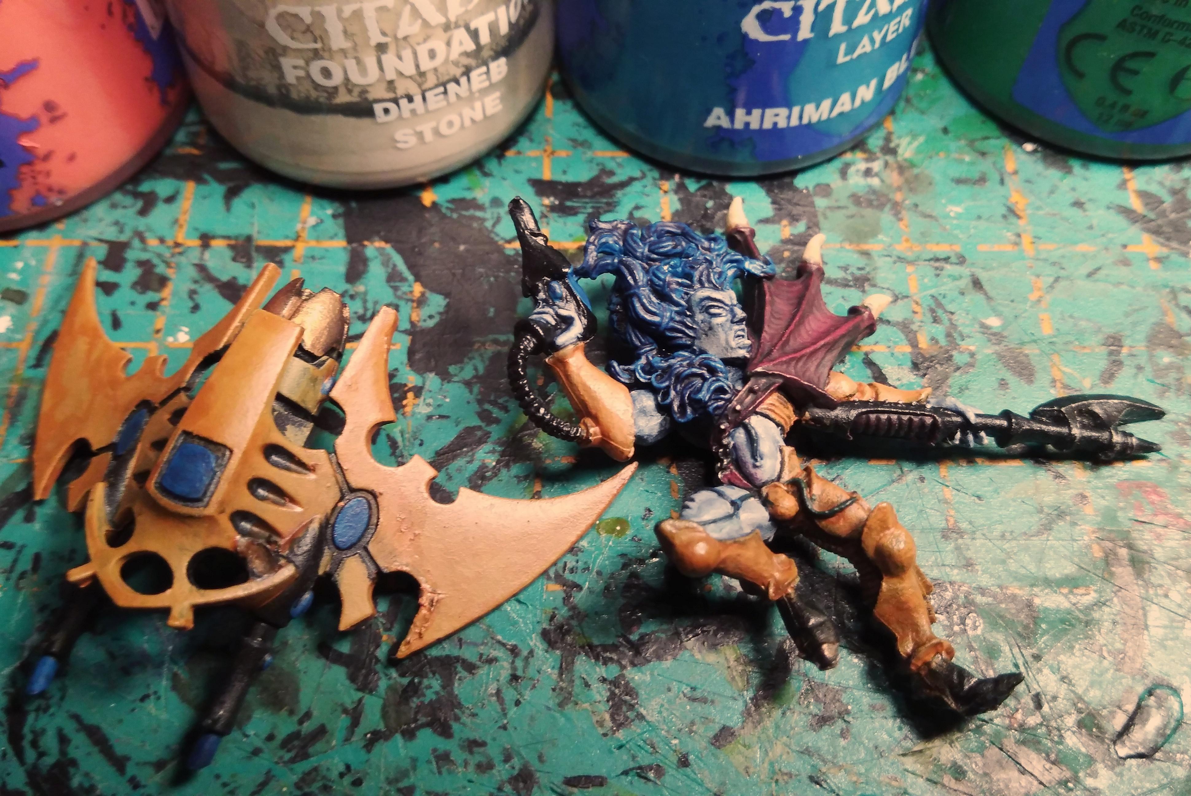 Beastmaster, Dark Eldar, Skyboard, Work In Progress, Works In Progress, Wyches