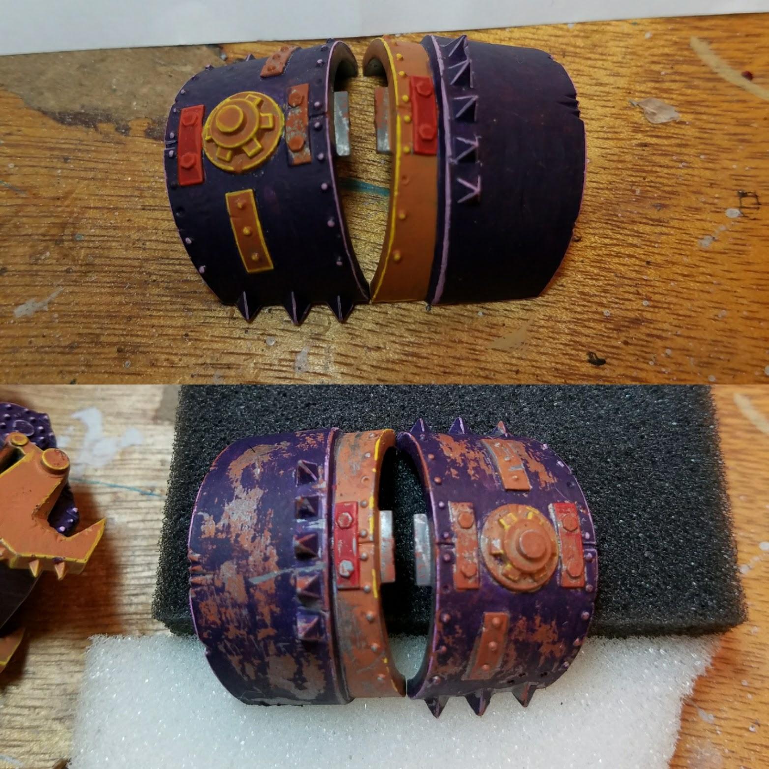 Weathering Comparison (Gorkanaut Shoulders)