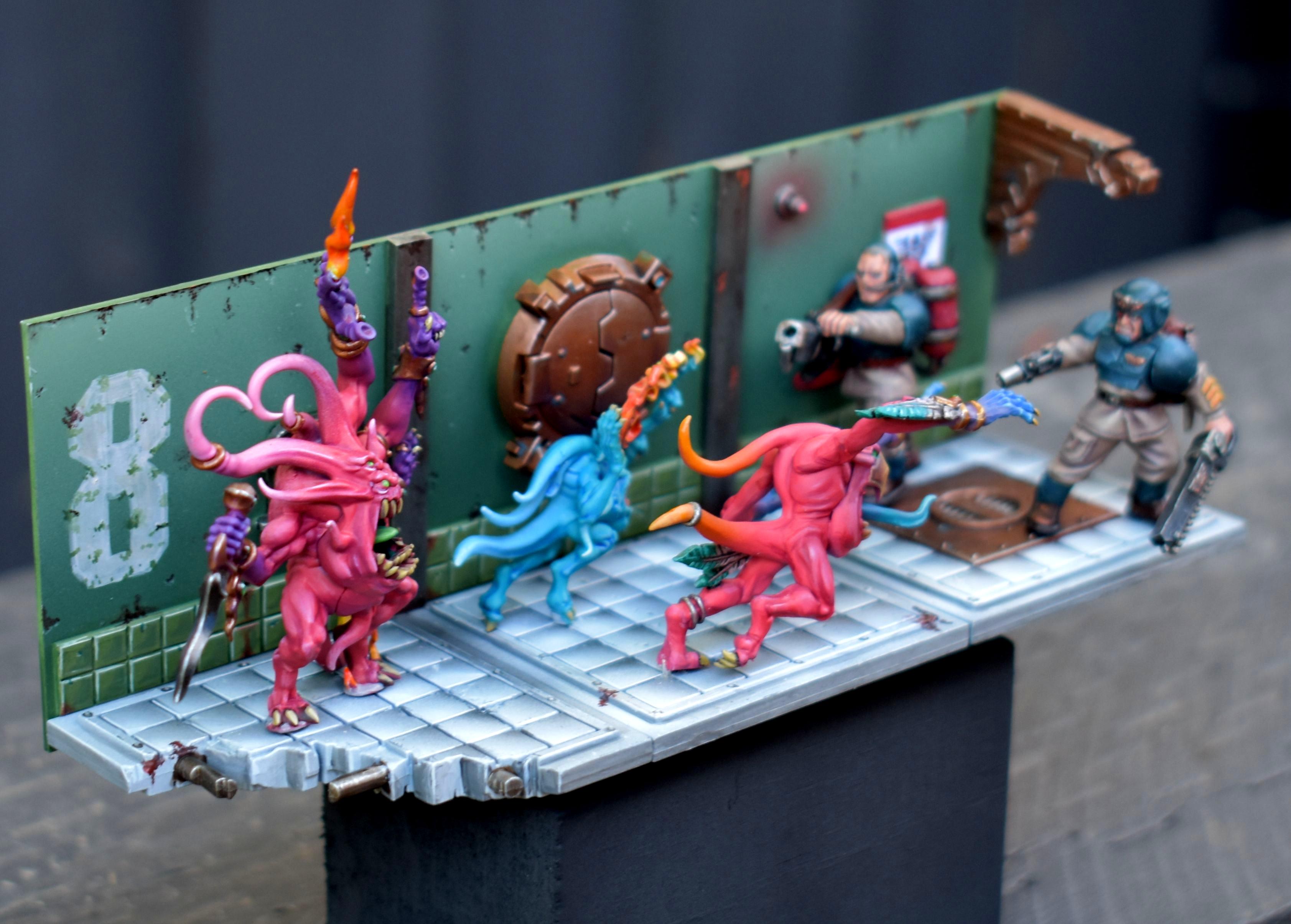 Astra Miltarum, Daemons, Diorama, Imperial Guard