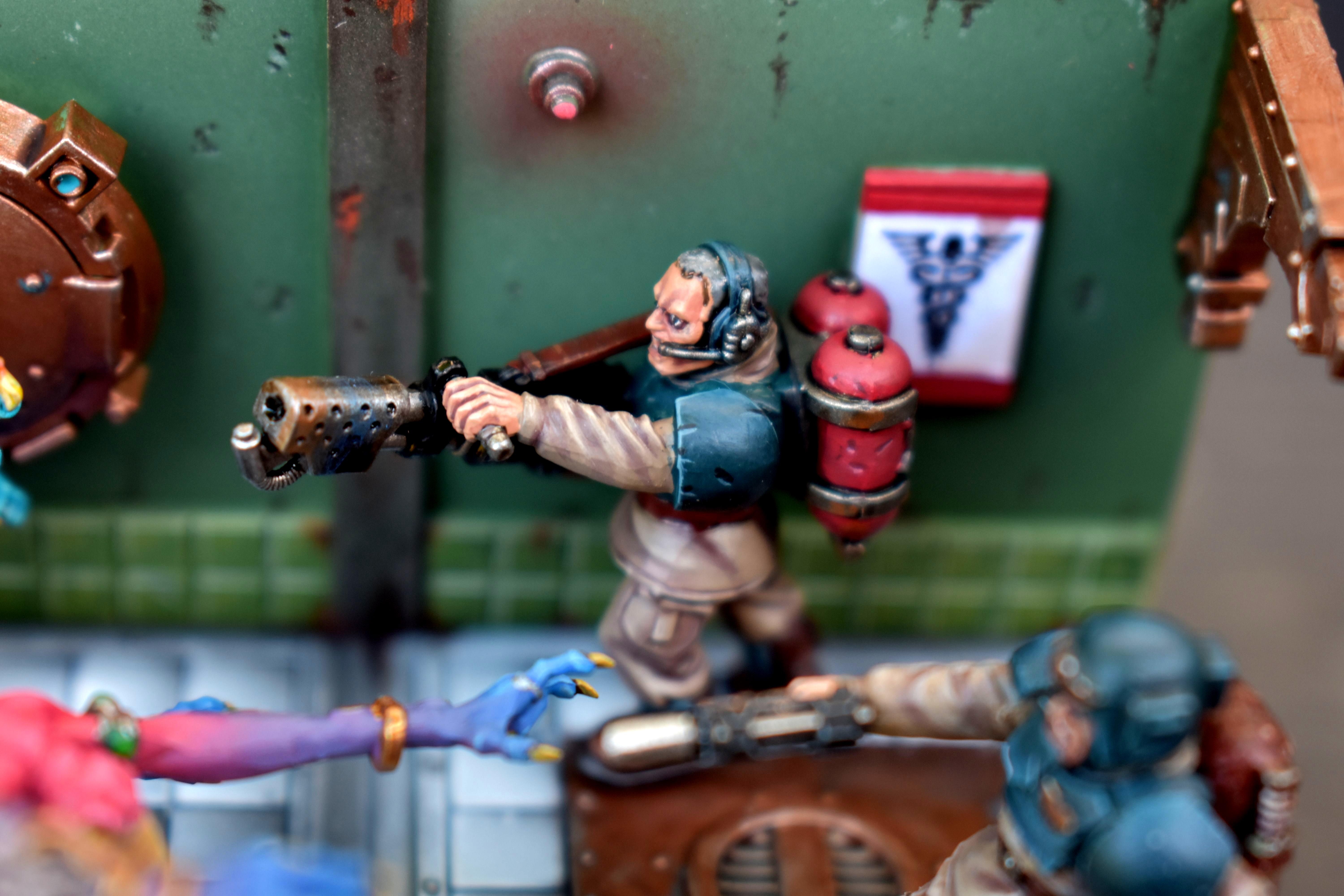 Astra Miltarum, Daemons, Diorama, Imperial Guard